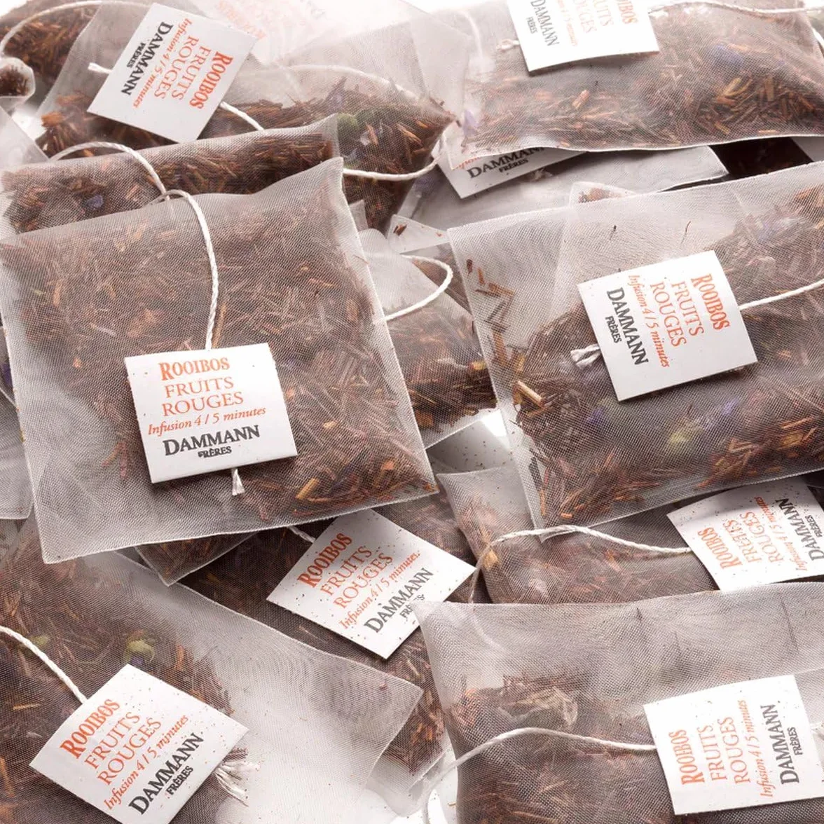 Dammann Teas Red Fruit Rooibos 25 kryształowych torebek na herbatę
