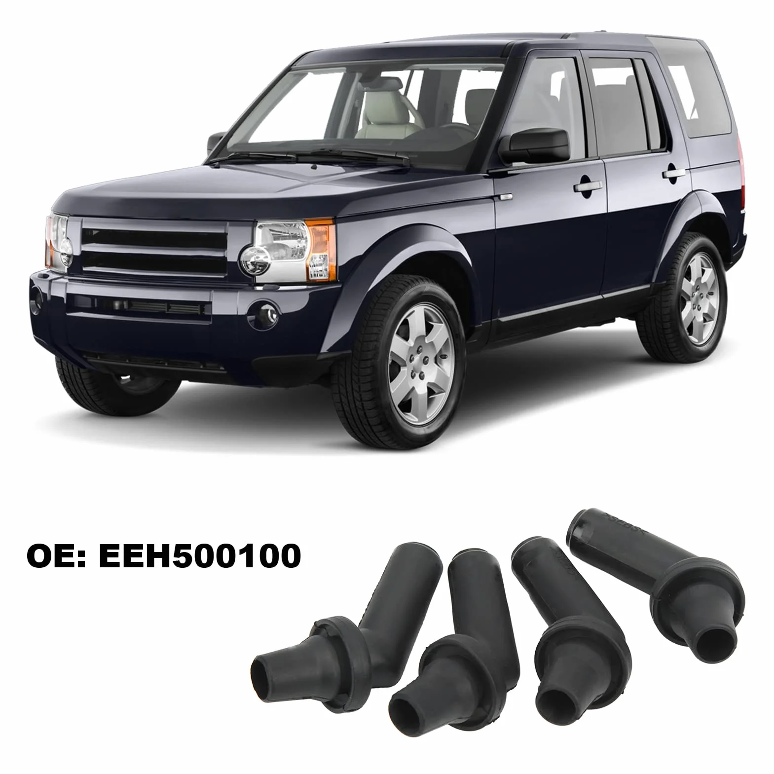 EEH500100 Łącznik Węża Spustowego Szyberdachu Gumowy Czarny Zamiennik dla Sport LR3 LR4