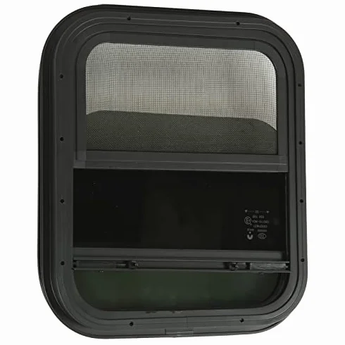 Okno RV, 440 Mm H 390 Mm W RV Przesuwne Okna Przyciemniane Szkło Hartowane Wodoodporne do Przyczepy Kemowej
