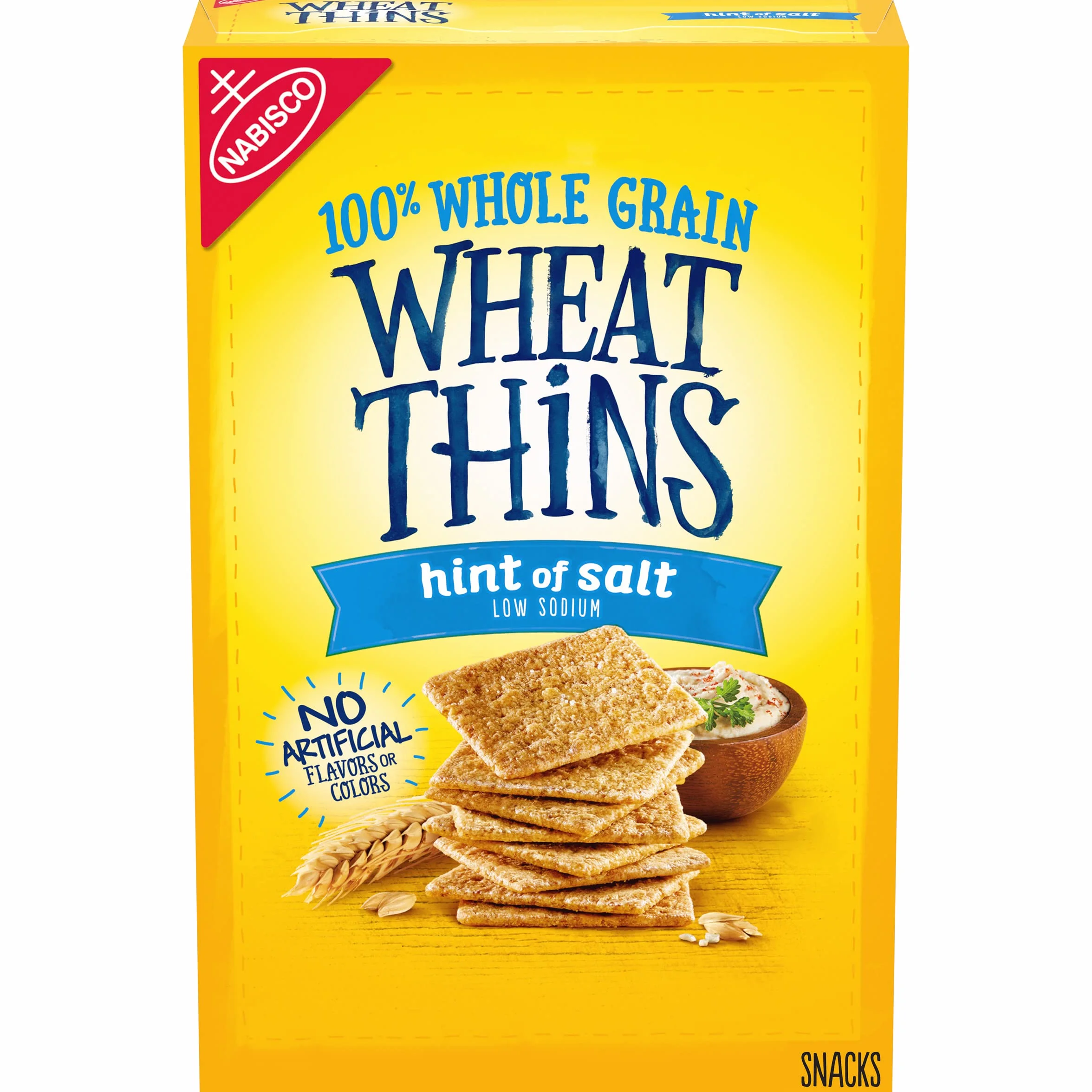 Wheat Thins Hint Of Salt Whole Grain Low Sodium Crackers, 8.5 Oz, 1Count