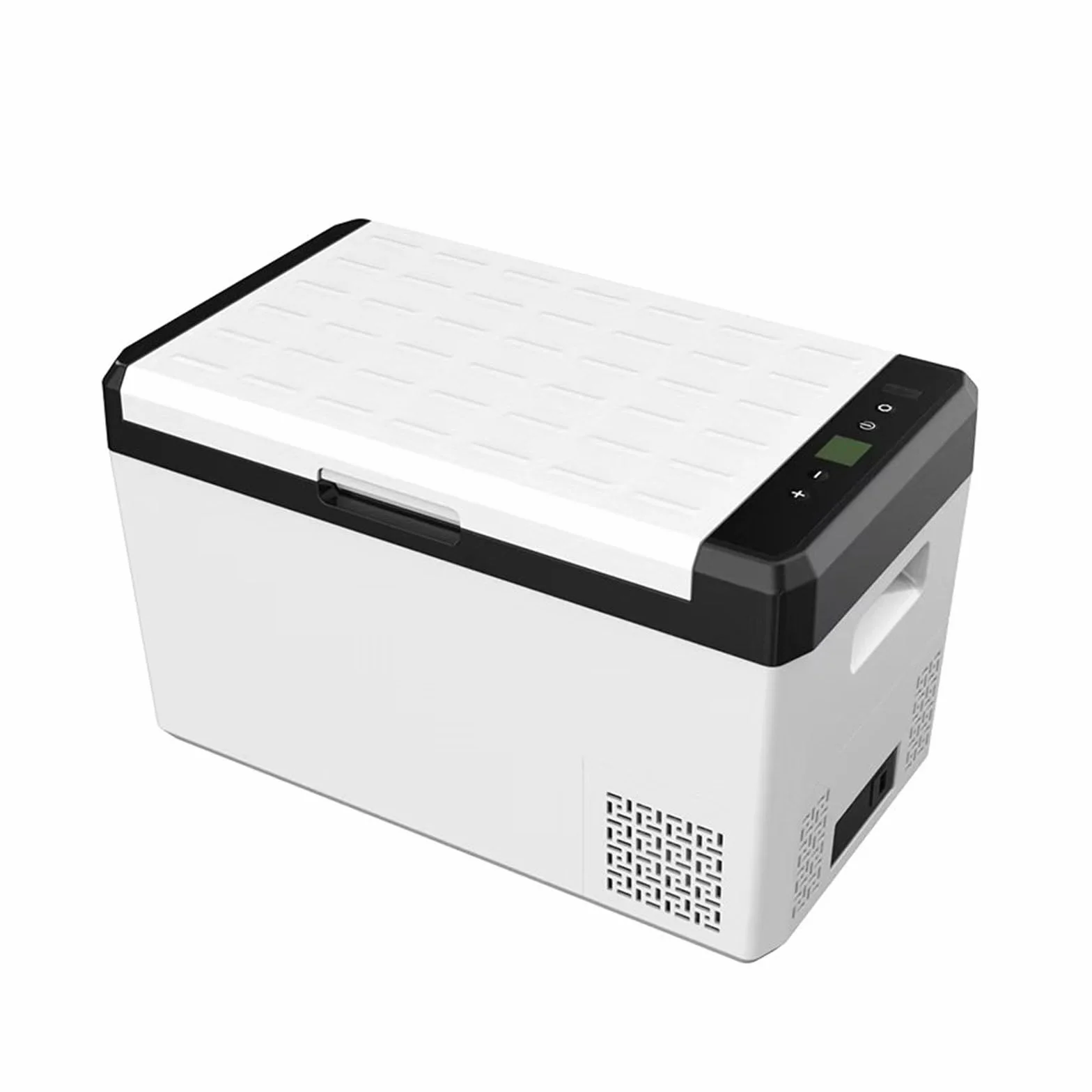 25L Przenośna Lodówka Kompresorowa, Mini Lodówka Turystyczna, Lodówka Elektryczna, 12/24V DC i 110/220V AC, od 10°C do -22°C, do ciężarówki, kampera, SUV, na kemping, podróże