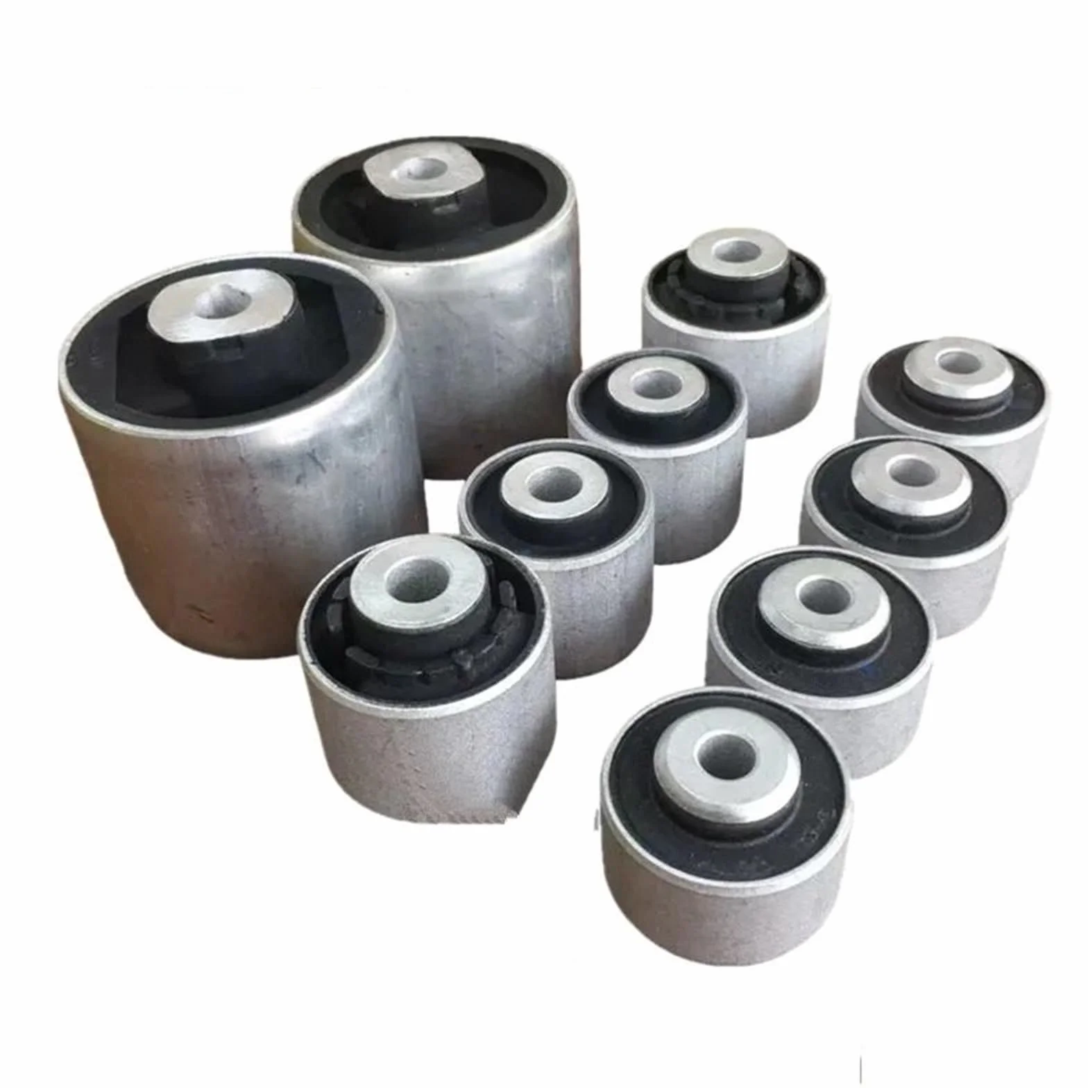 Wahacz boczny Pasuje do AUDI Q5 A5 A6 C7 RS4 RS6 A7 10 sztuk tuleja wahacza przedniego zawieszenia 8K0407515 8K0407183 4E0407181 4GD407182 Wahacz sterujący
