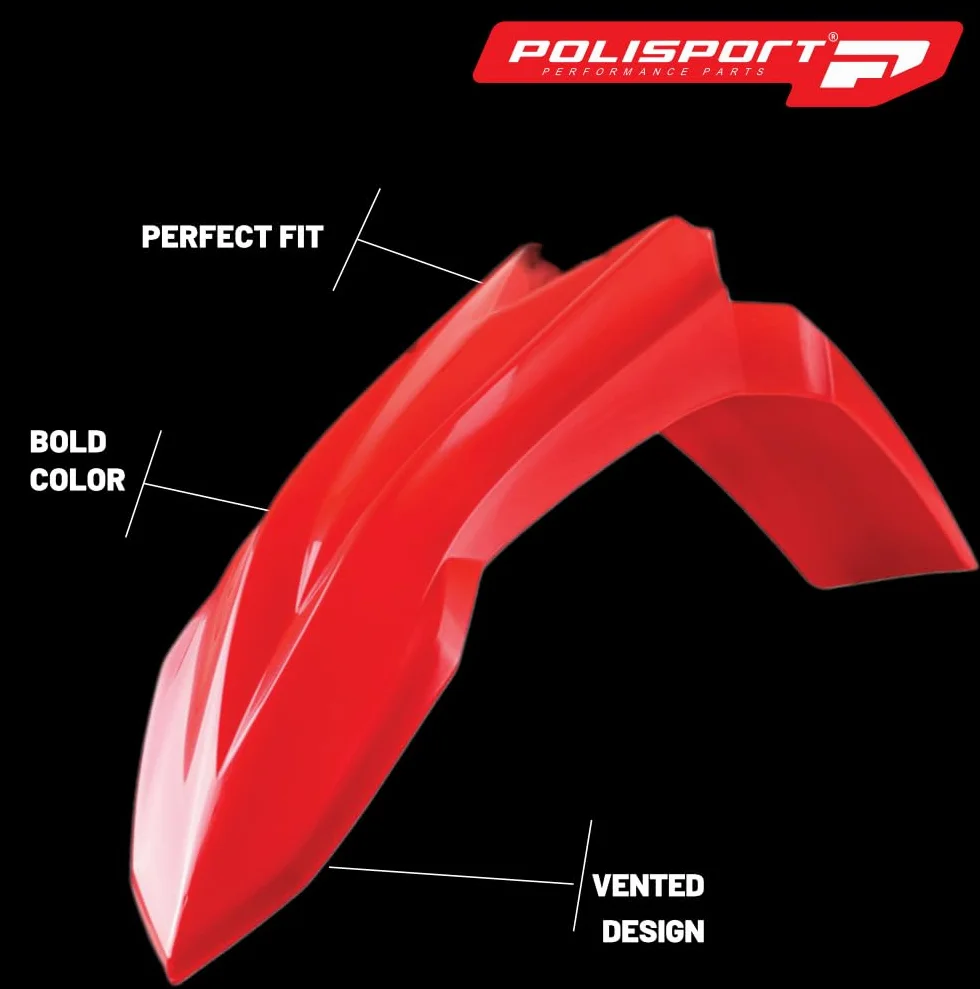 POLISPORT 91085 - Polisport Enduro Restyling zestaw replik dla tych, którzy szukają jakości OEM do motocykli BETA w kolorze czerwonym