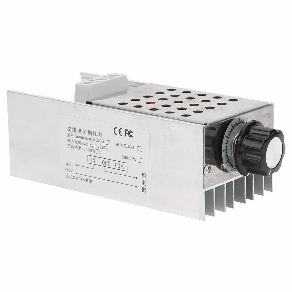 Regulator napięcia, 10000W ultra wysokiej mocy SCR regulator napięcia regulator prędkości termostat ściemniacza 220V/110V AC