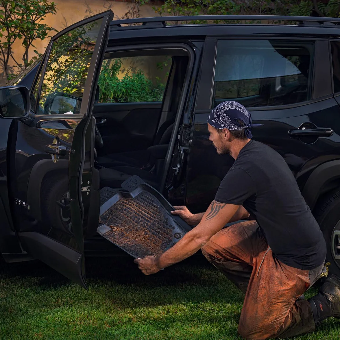 MTM Dywaniki gumowe do VW T7 Multivan (również eHybrid/PHEV) 10.2021-, typ wiadra na miarę antypoślizgowa z krawędzią 5 cm, kod. 3D 11588