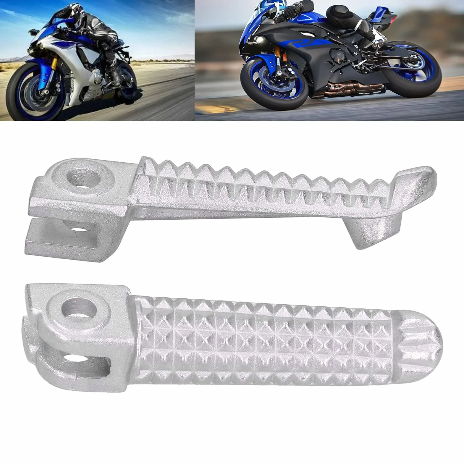 Pedał motocyklowy, podnóżek, metalowy podnóżek wyścigowy Moto, pedał podnóżka pasuje do R1 R6 MT09 MT07 R3 R15 R25 FZ1 FZ6 YZF600 YZF1000