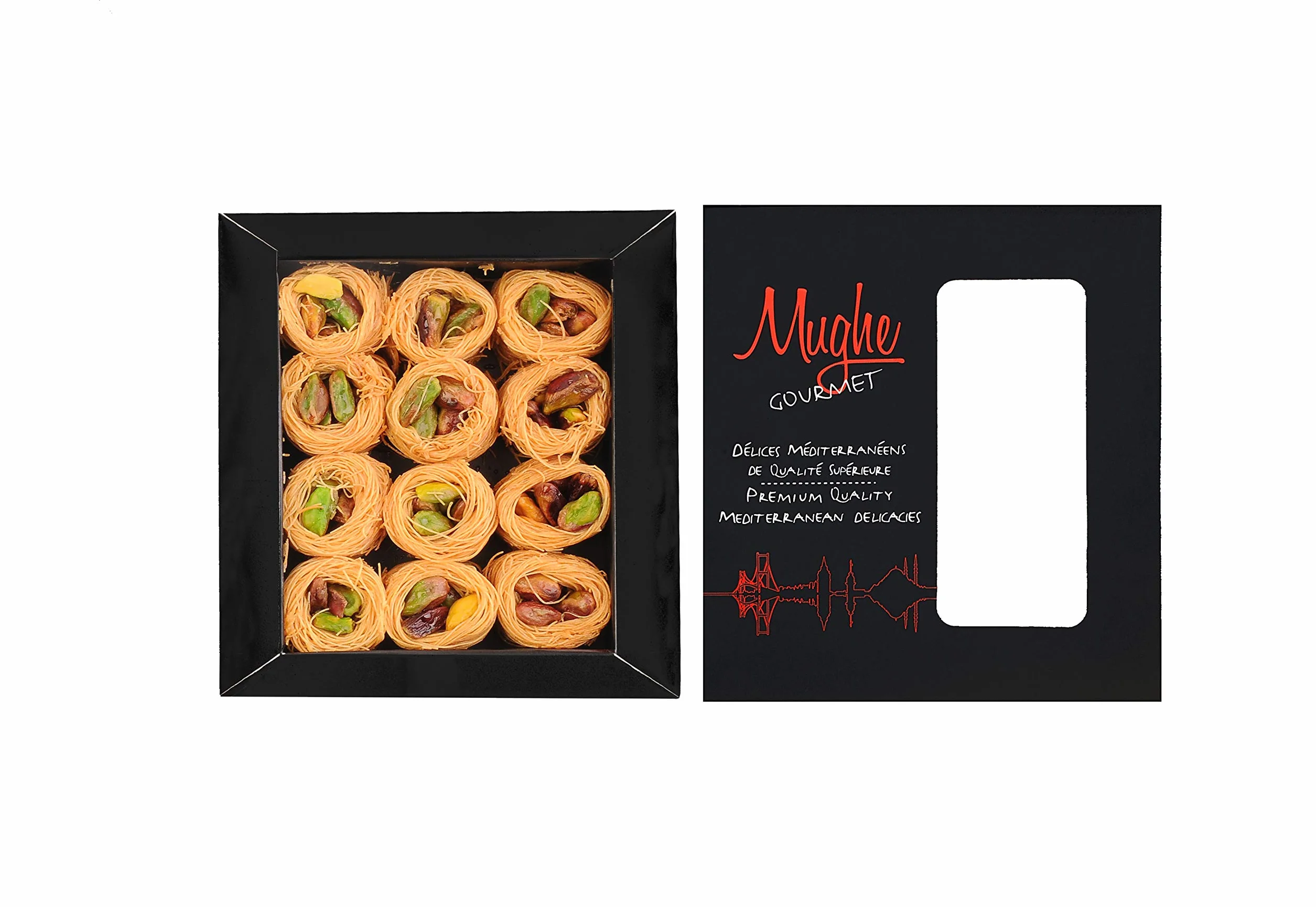 Mughe Gourmet Baklava Esh El Bulbul turecka mieszanka deserowa 150g