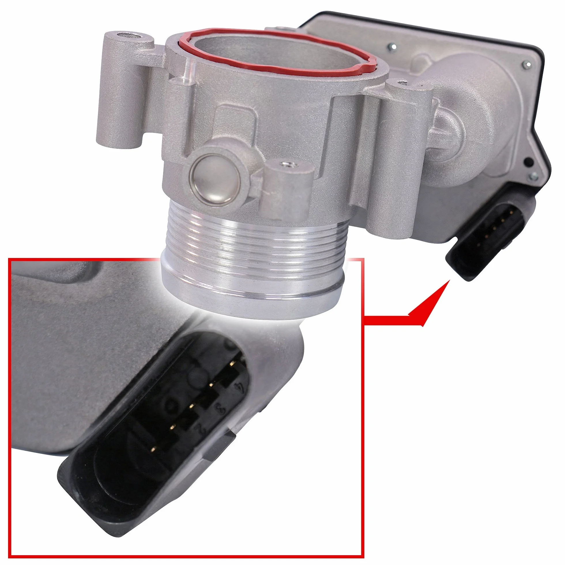 febi bilstein 46130 króciec przepustnicy z uszczelką, 1 sztuka