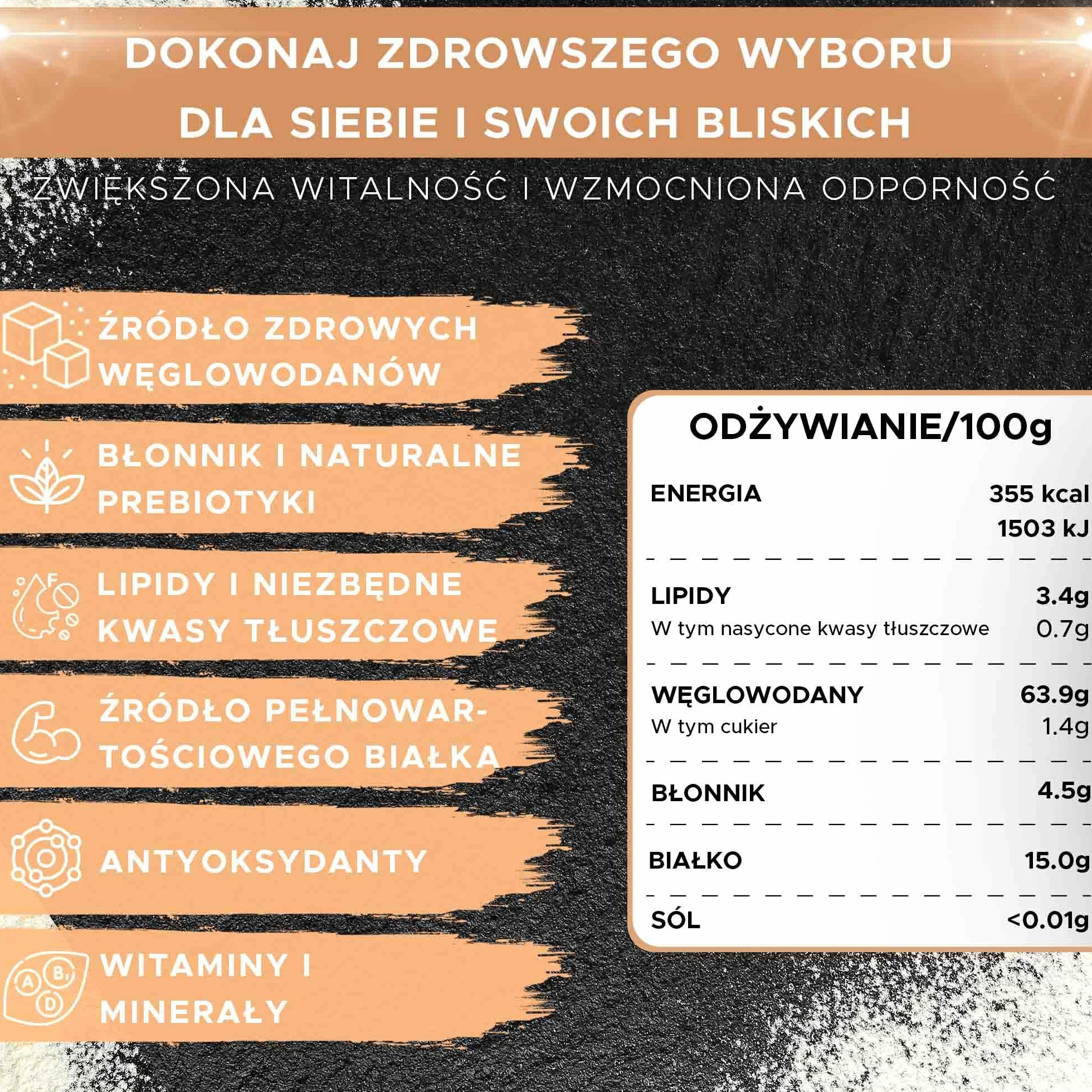Bezglutenowa mąka gryczana Bio GLUTZEN, kompatybilna z chleb bezglutenowy, ciasto na pizzę, makarony, naleśniki, ciastka, muffiny. Celiakia, niski IG, Keto, Wegańska, bez alergenów. (1x500g)
