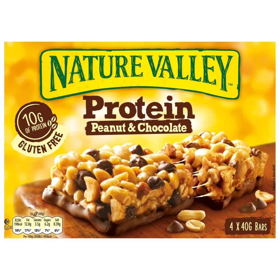 Nature Valley Protein Peanut & Chocolate Bar 4 x 40 g