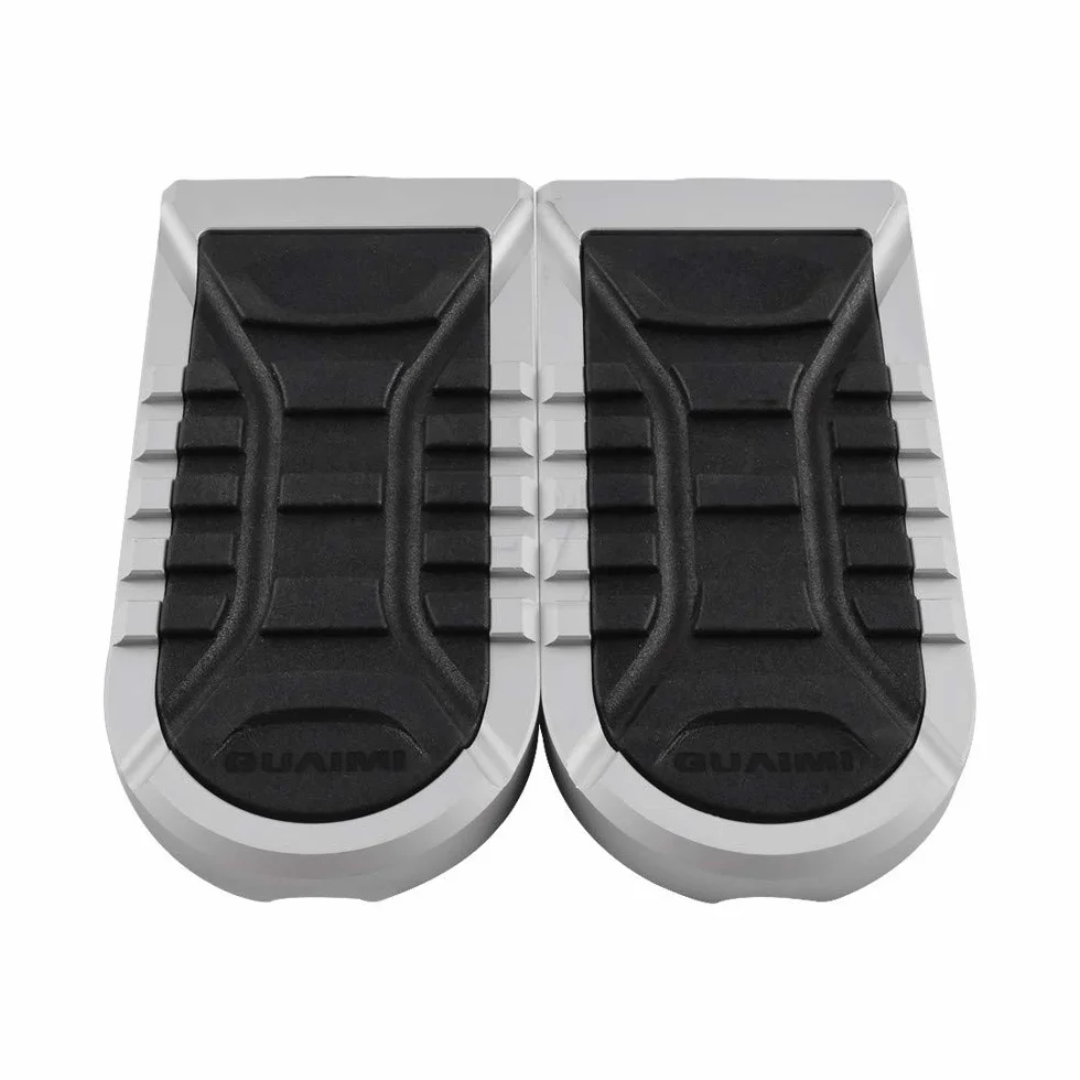 Dla BMW R1250GS 2019 2020, R1250 GS ADV 2019-2020, R1200GS 2017-2018, R1200 GS ADV 2014-2018 Obrotowy podnóżek motocyklowy Regulowany podnóżek kierowcy (B-Srebrny)