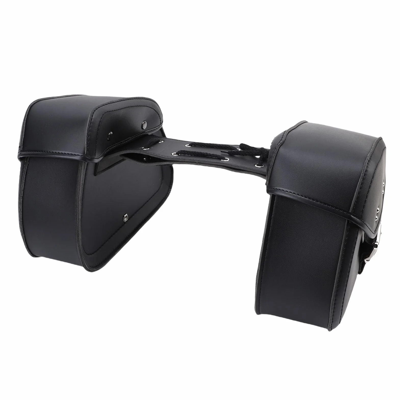 Yosoo Health Gear Boczne Torby Motocyklowe ze Skóry PU 16L Uniwersalne Sakwy Motocyklowe Wodoodporne Regulowane Mocowanie Liny na Niezbędne Rzeczy Z wewnętrzną kieszenią Z Siateczki Zachowującą