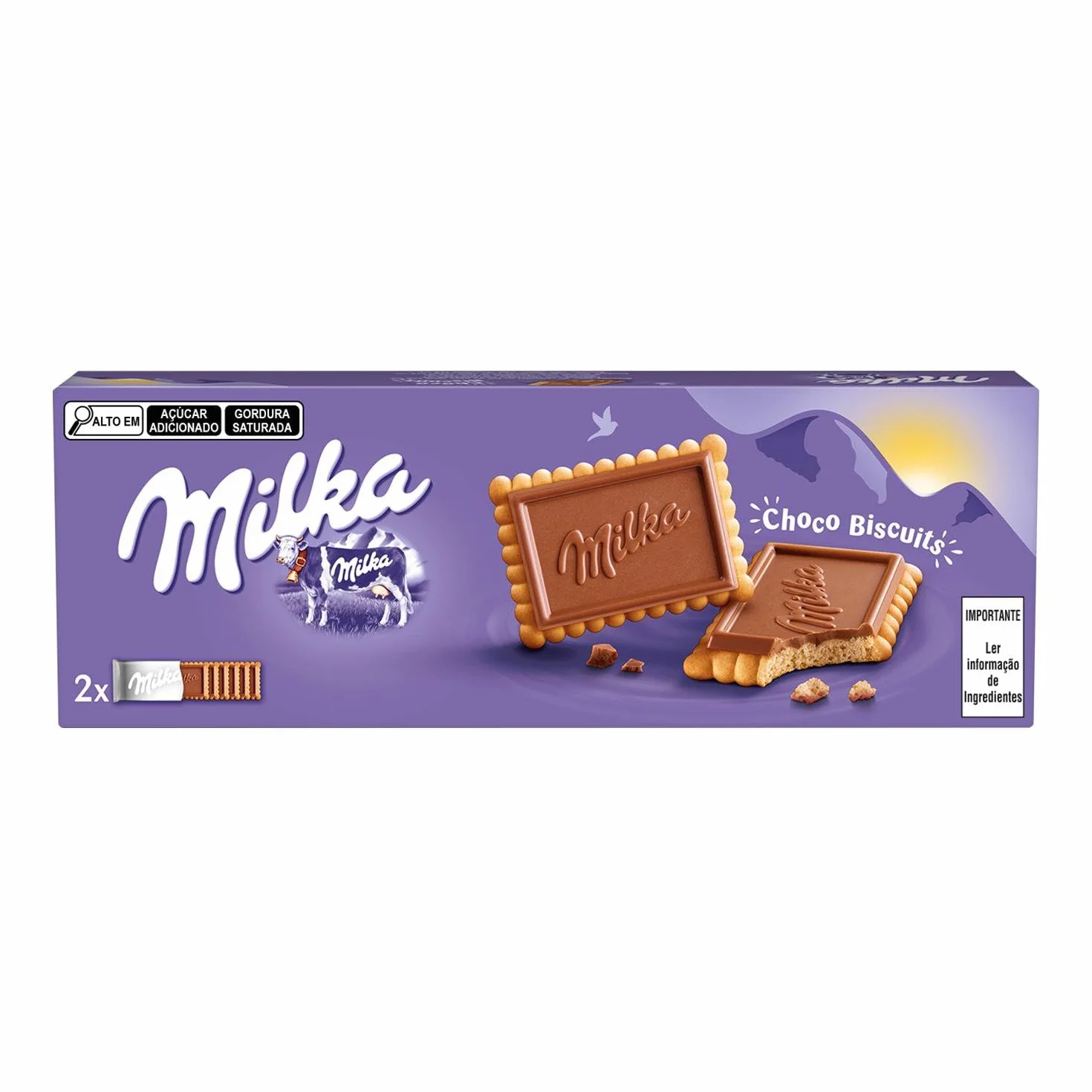 Milka Choco Biscuit Herbatniki z czekoladą mleczną 150 g