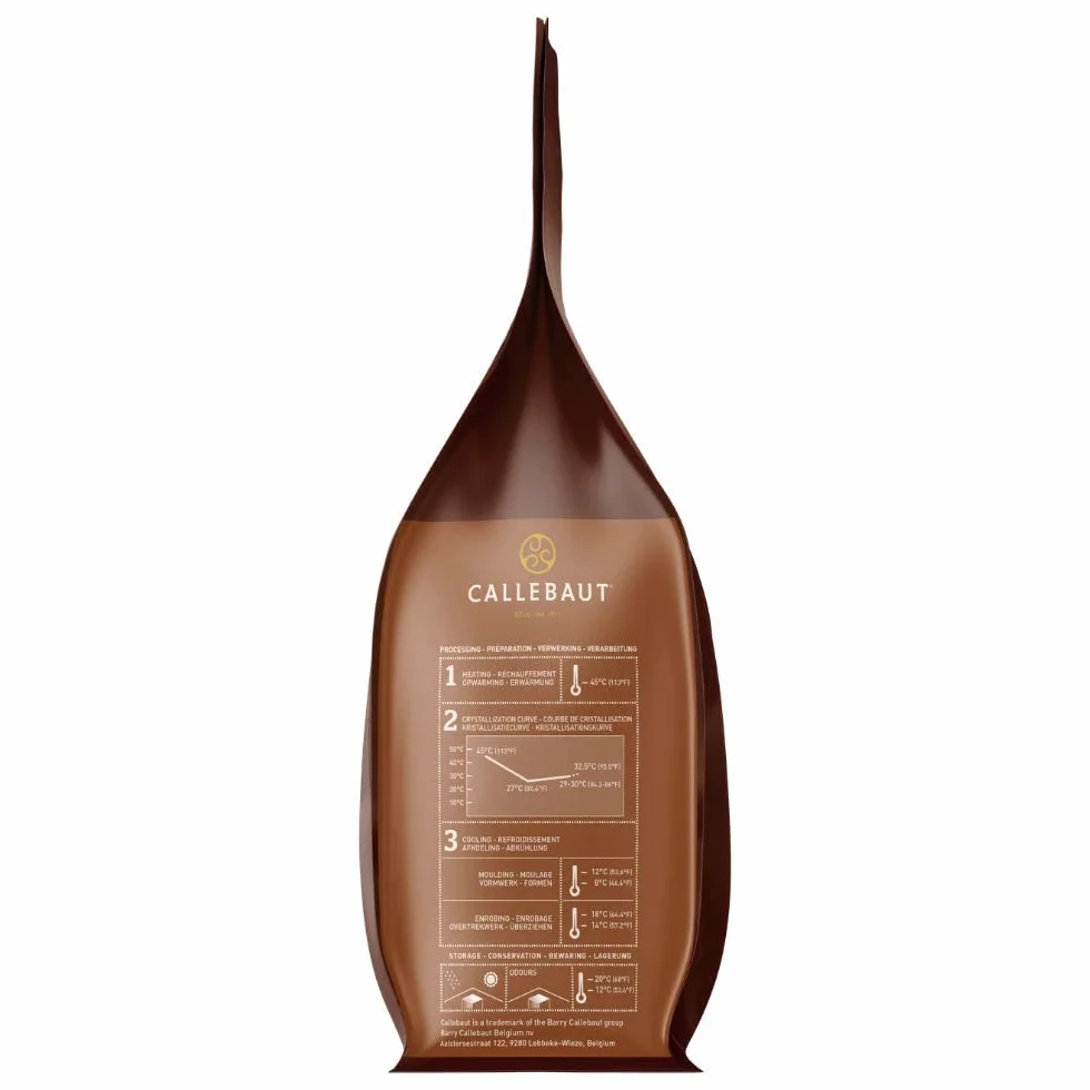 Czekolada mleczna CALLEBAUT 33,6% kakao 1 kg