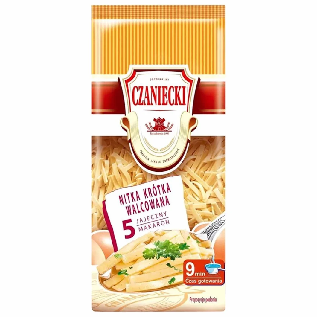 Czaniecki Makaron jajeczny nitka walcowany 250g