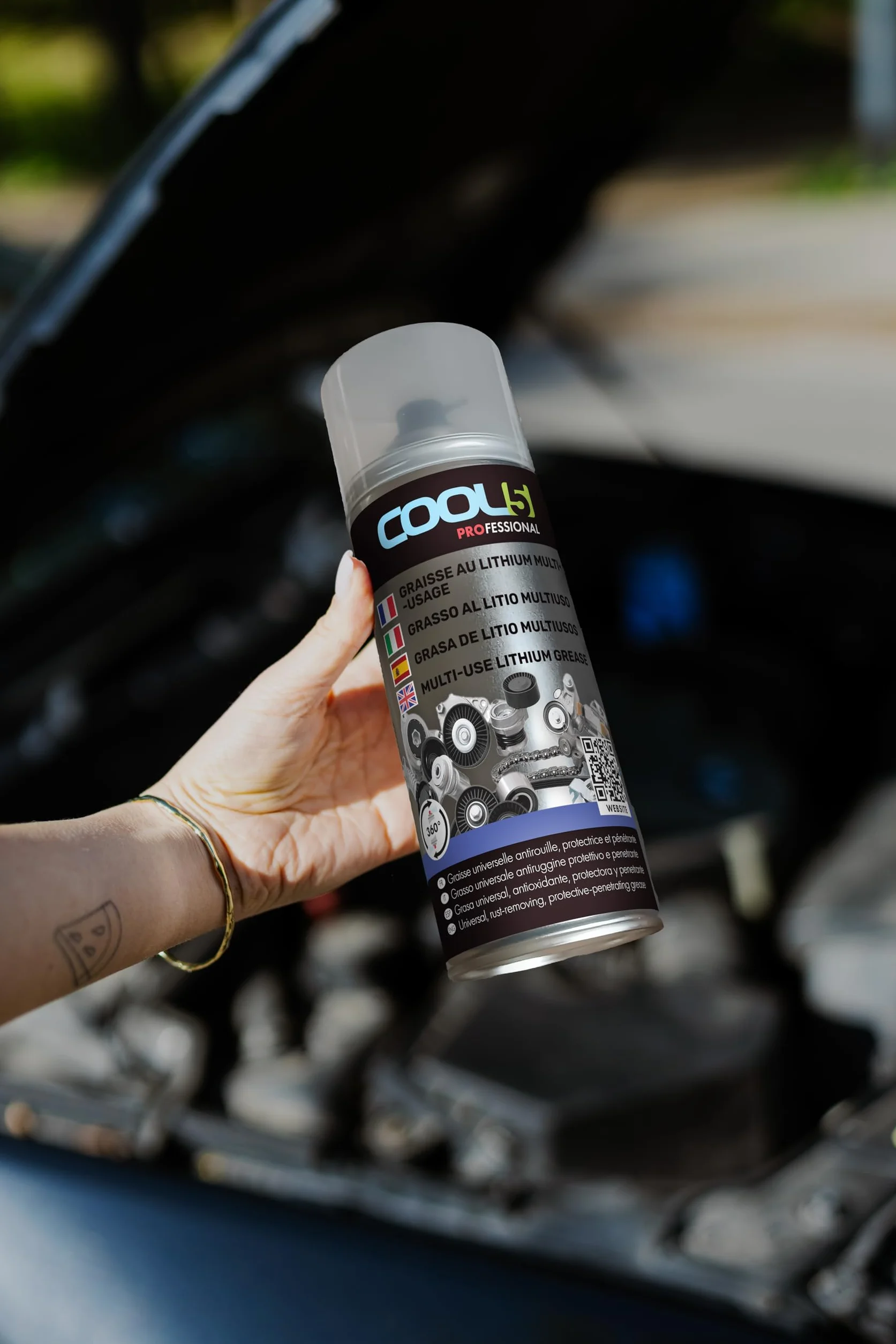 Multi-Purpose Lithium Spray Grease - Uniwersalny smar litowy w sprayu, 400 ml