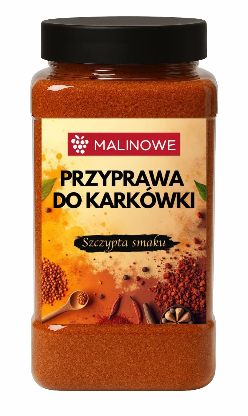 MALINOWE PRZYPRAWA DO KARKÓWKI 700g SŁOIK Z DOZOWNIKIEM