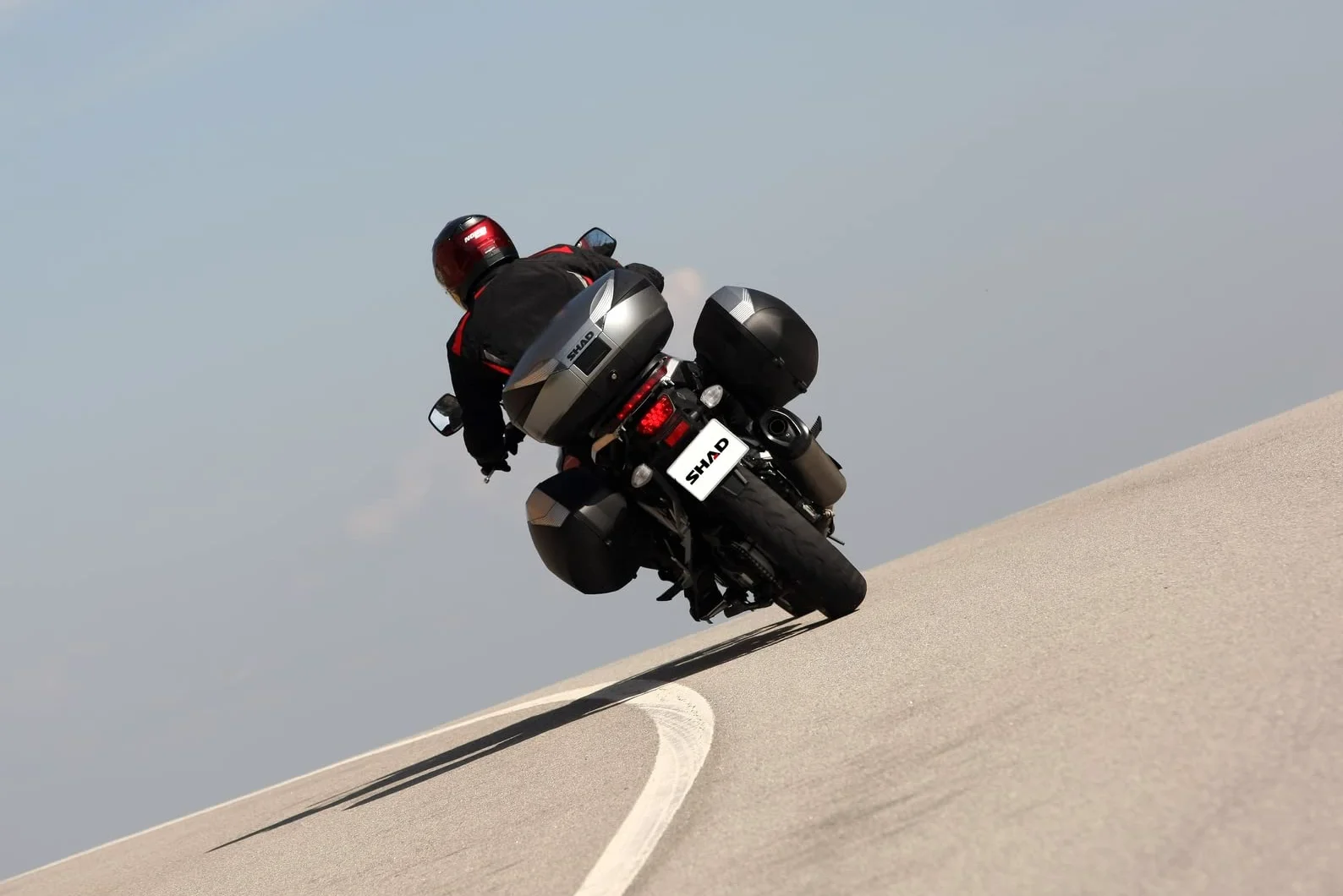 Shad Boczne sakwy bagażowe motocyklowe. Twarde etui. Efekt węgla SH36.