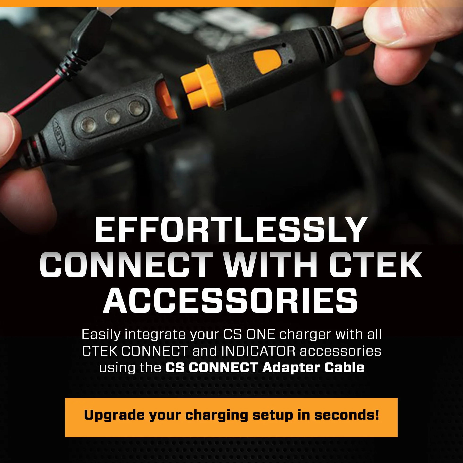 CTEK CS Connect Adapter Cable kompatybilny z serią CS
