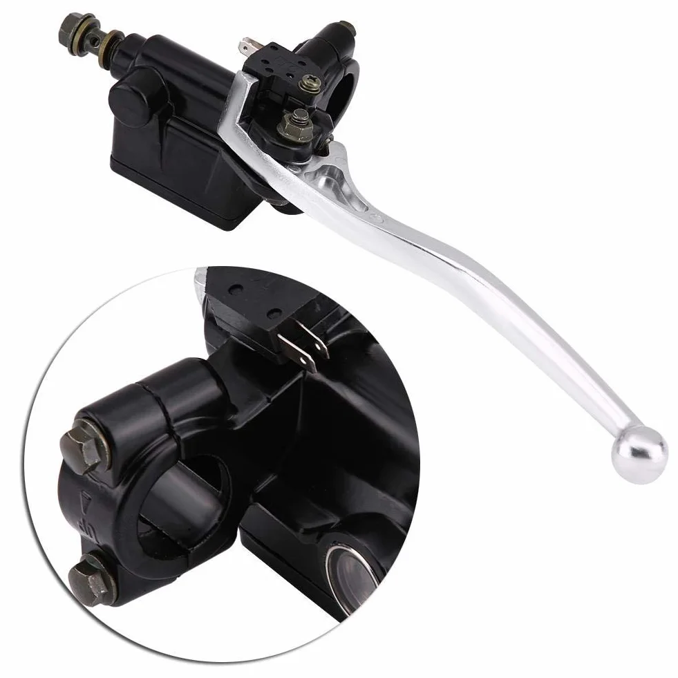 7/8"22mm dźwignia hamulca motocyklowego pompa ze stopu aluminium motocykl prawy przedni cylinder hamulcowy dla CBR250 CB250 VT250 VTR250 CB400 CL400 NSR250