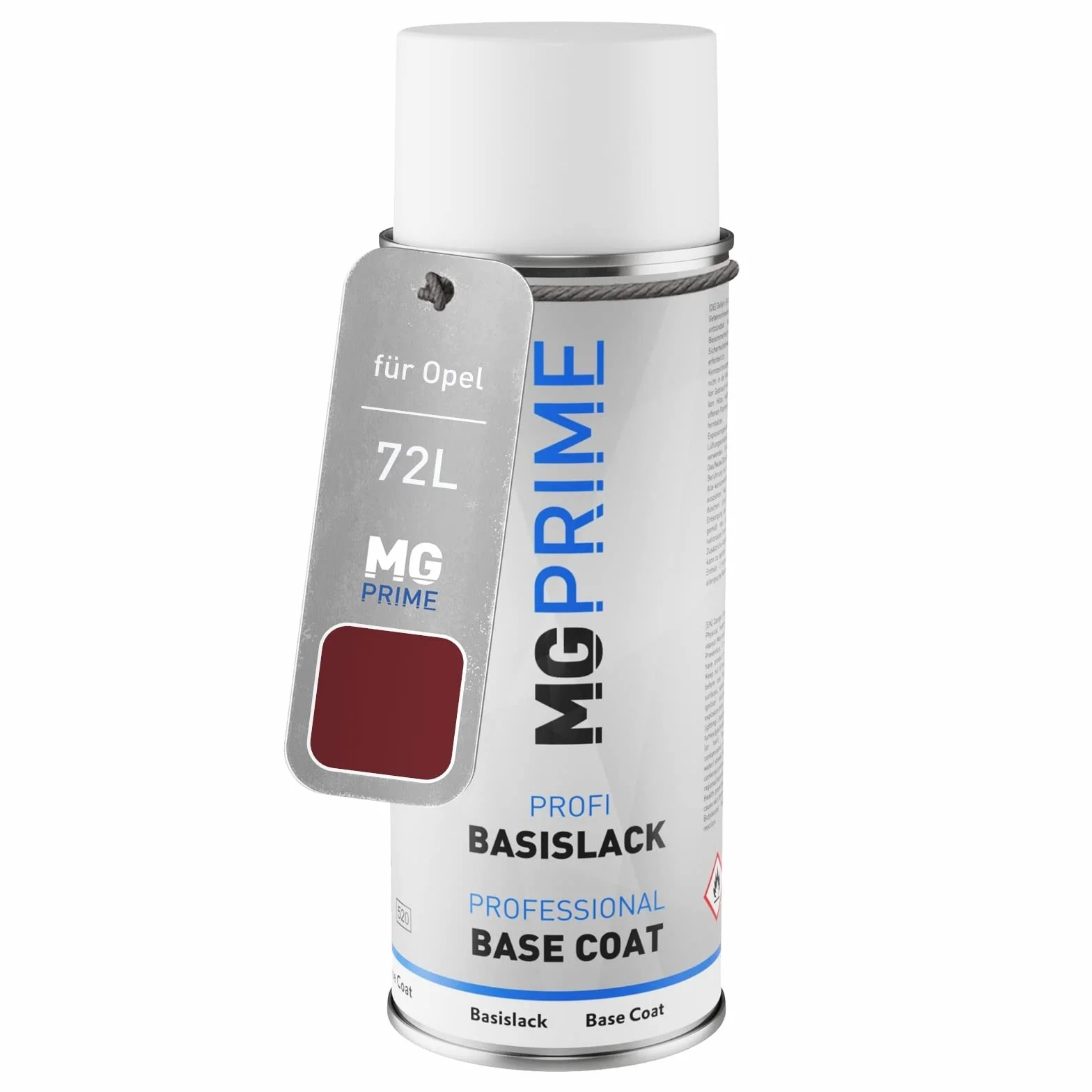 MG PRIME Lakier samochodowy Puszka z aerozolem dla Opel 72L / 72U/LP/549 Marseillerot Mica Puszka z aerozolem bazowym 400ml