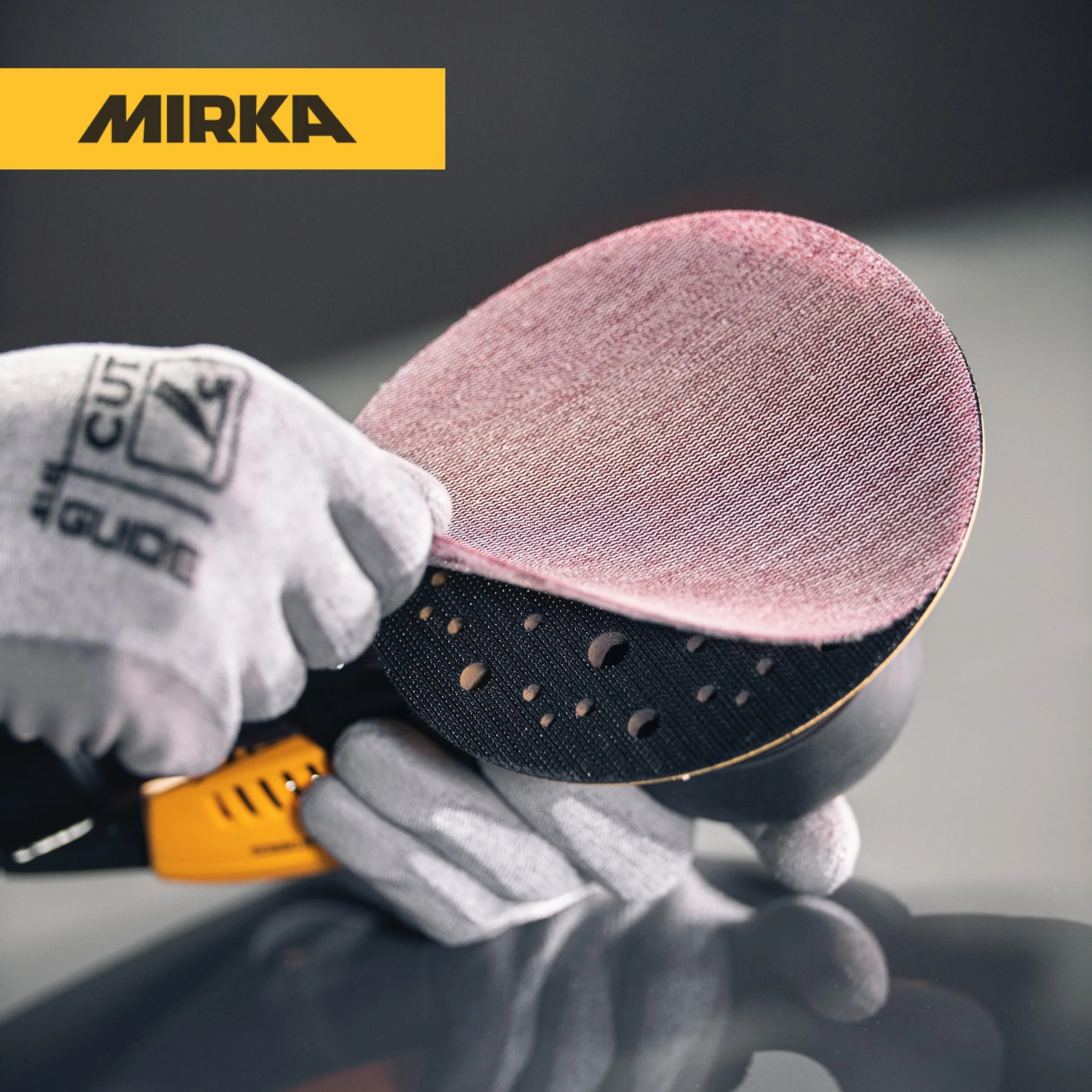 Mirka Abranet Ace tarcze szlifierskie Ø 125 mm rzep / P240 ziarno / 50 szt/Do wszystkich szlifierek oscylacyjnych 125 mm/Półceramiczne/Do szlifowania twardych powierzchni, drewna, metalu