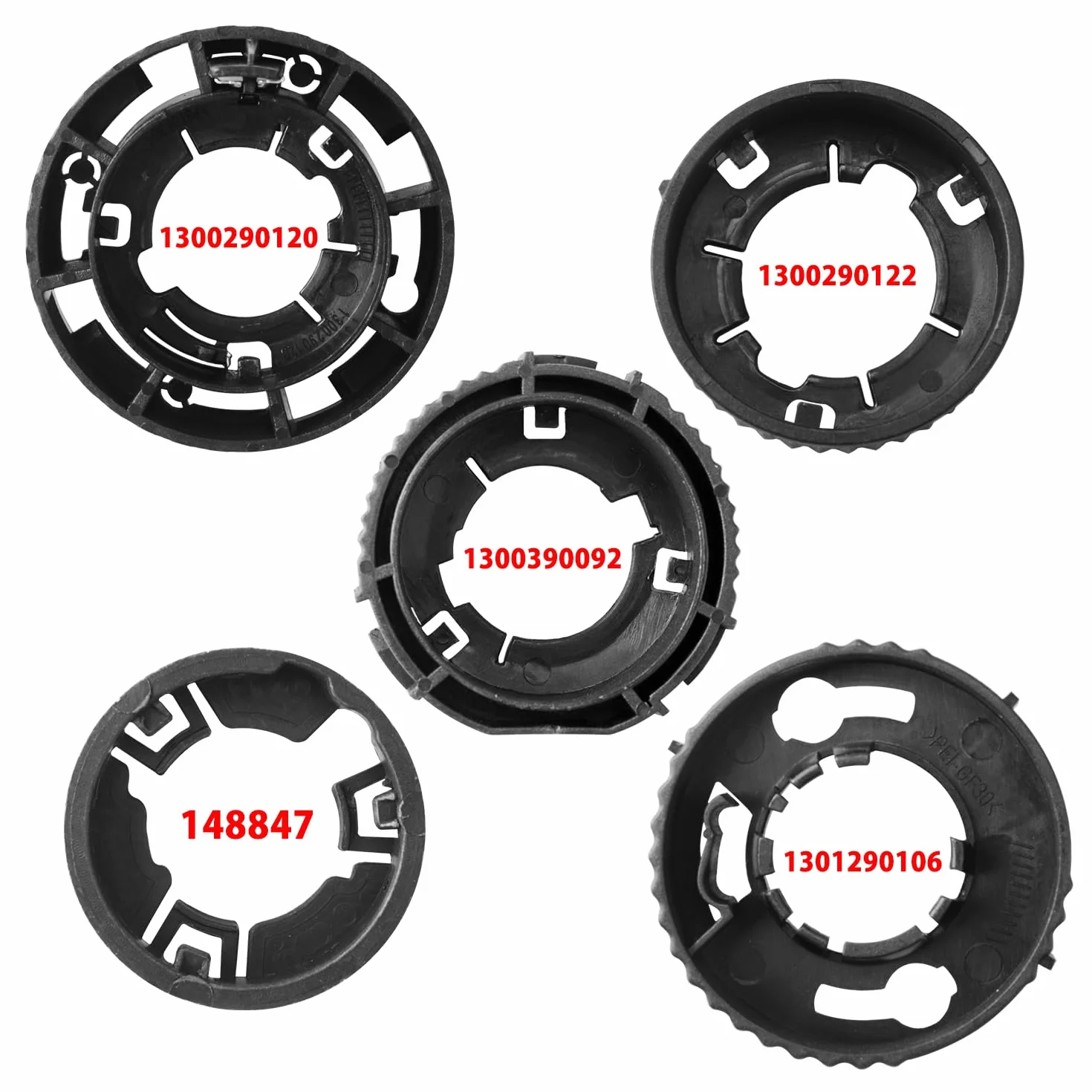 D2S HID Uchwyt adaptera do palnika ksenonowego, 1300290120 uchwyt ksenonowy do W220 A169 S E46 E64 E63 E83 VOL-VO S40 S40II V50 Golf 5 MK5 GTI R32 dla-d Peu-geot 4 07, 1 sztuka