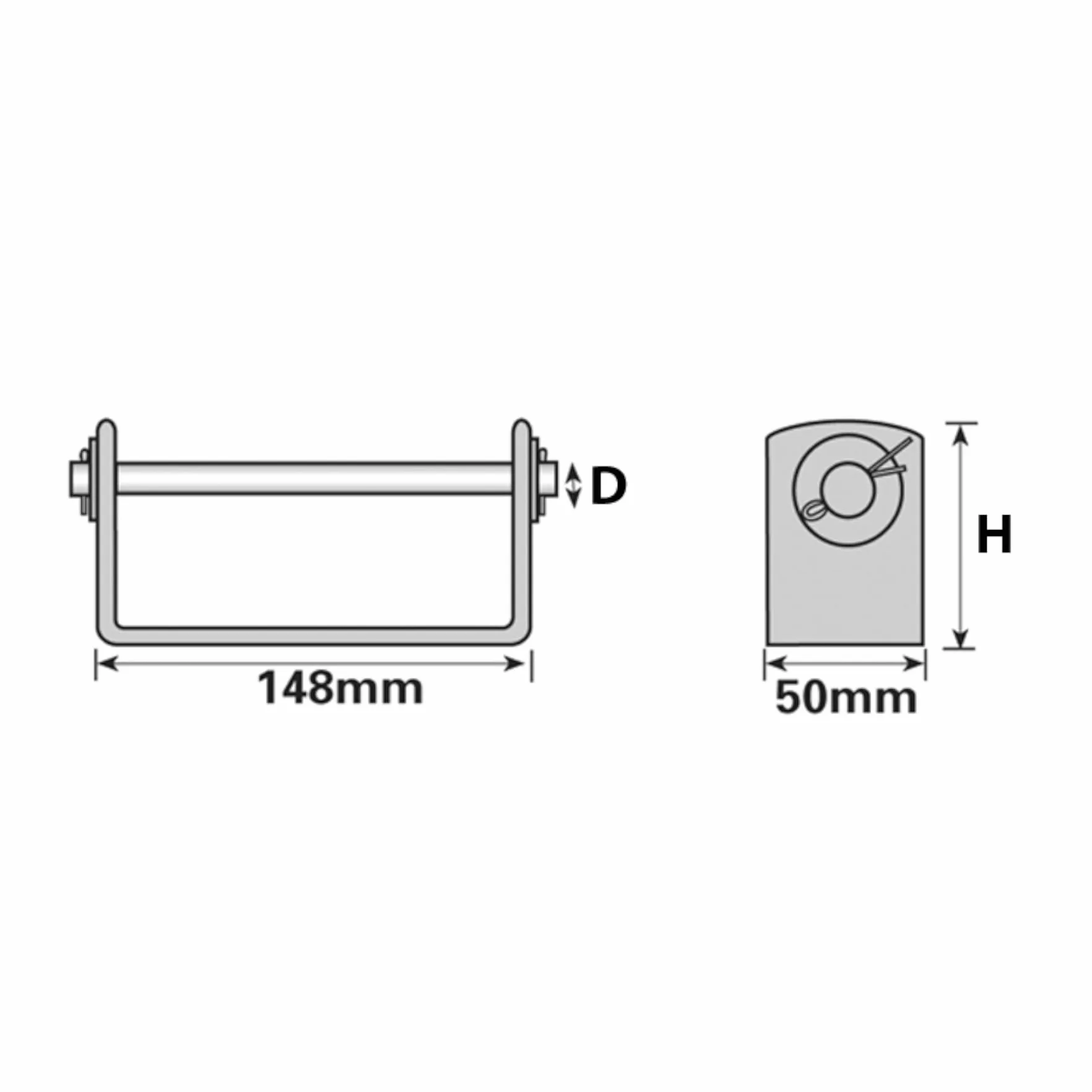 AB Tools Bote/Bote/Jetski Tráiler Quilla V Roller & Soporte 19mm Eje UBR19 UBR21