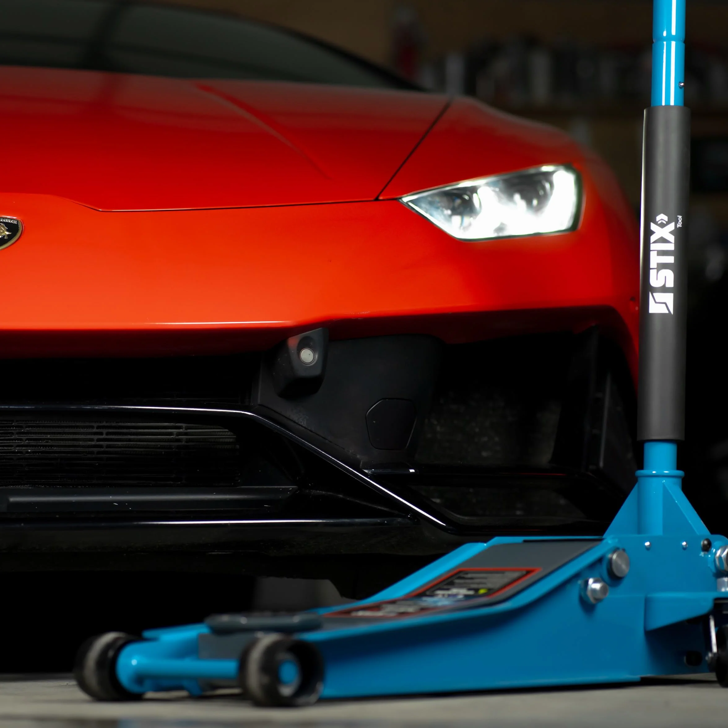 STIX Podnośnik hydrauliczny typu żaba 3T niski profil 75-505 mm z podwójnym tłokiem