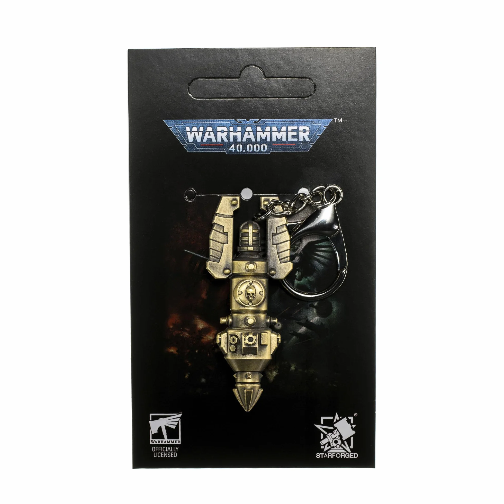 Starforged Warhammer 40K Warhammer II Deep Strike Beacon gra peryferyjny stop brelok prezenty świąteczne, Brązowy, S