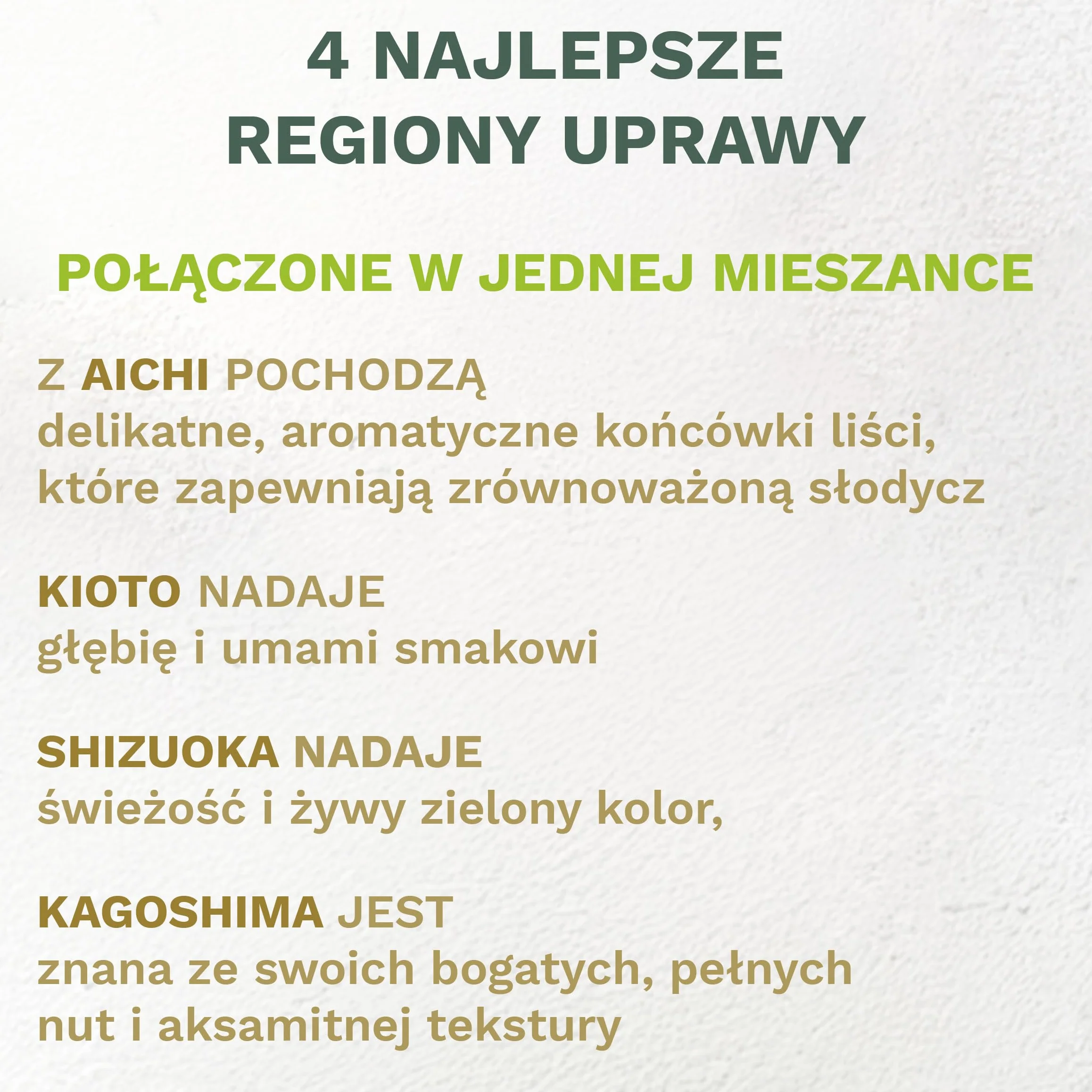 Ceremonialna herbata Creano Organic Matcha 50g z Japonii Aichi Kioto Shizuoka Kagoshima