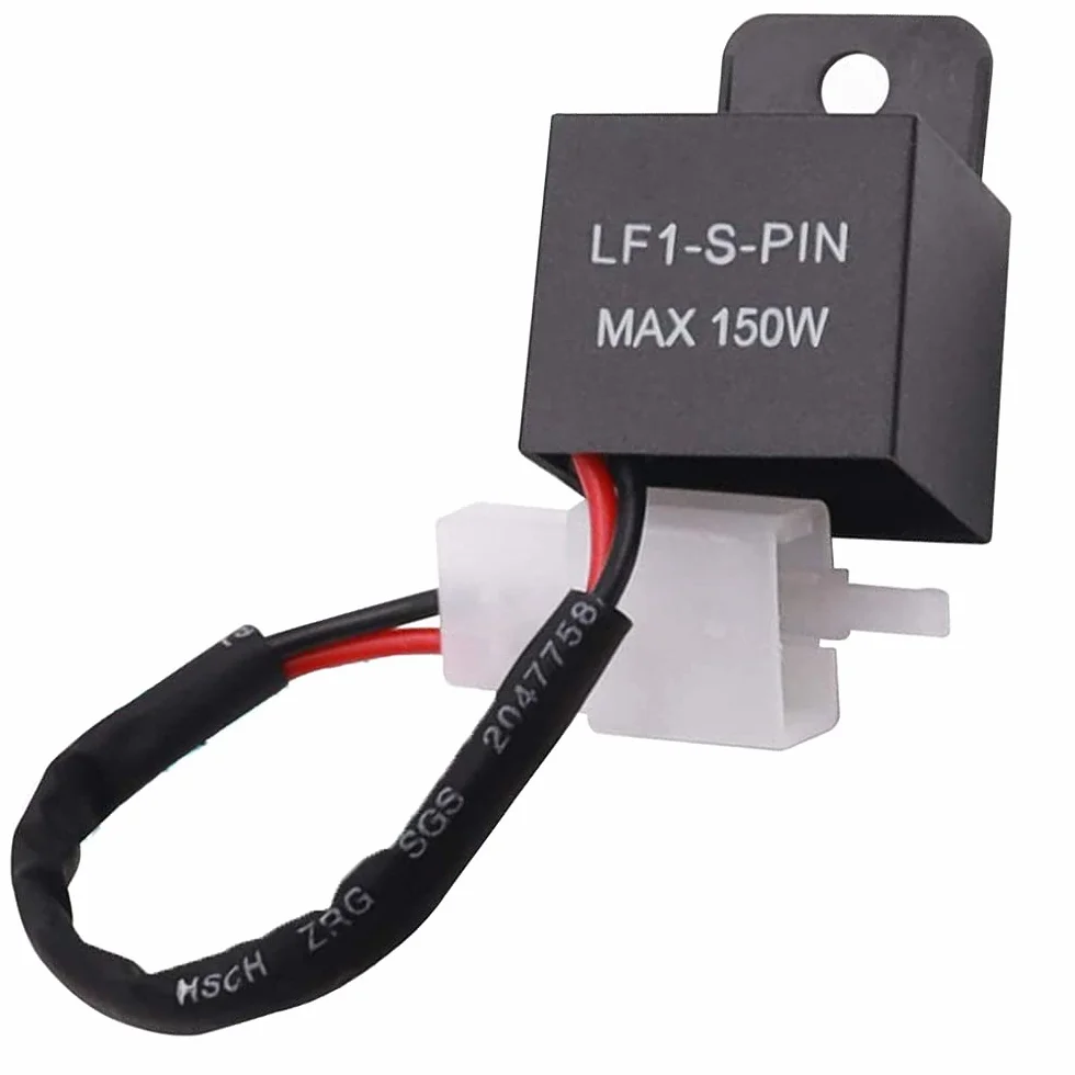 GUUZI Przekaźnik Migaczy LED 2-Pin 150W 12V Automatyczny Motocyklowy