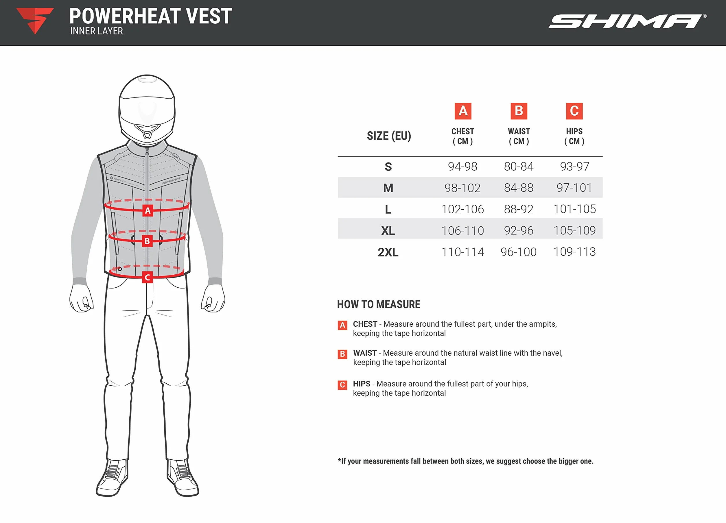 SHIMA Kamizelka Uniseks Kamizelka Powerheat