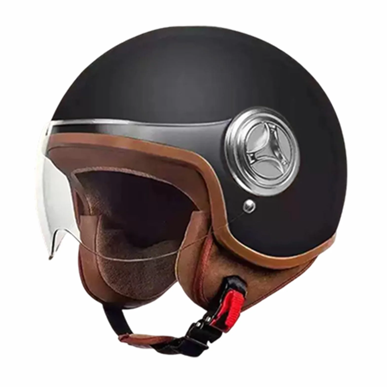 Kask Rowerowy Dla Dorosłych Kask Rowerowy Półotwarty | Ochraniacz Motocyklowy Na Karting Hulajnoga Elektryczna Trasy