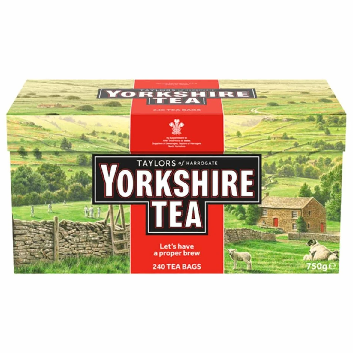 Yorkshire Tea Herbata w saszetkach, 240 sztuk, 750 g