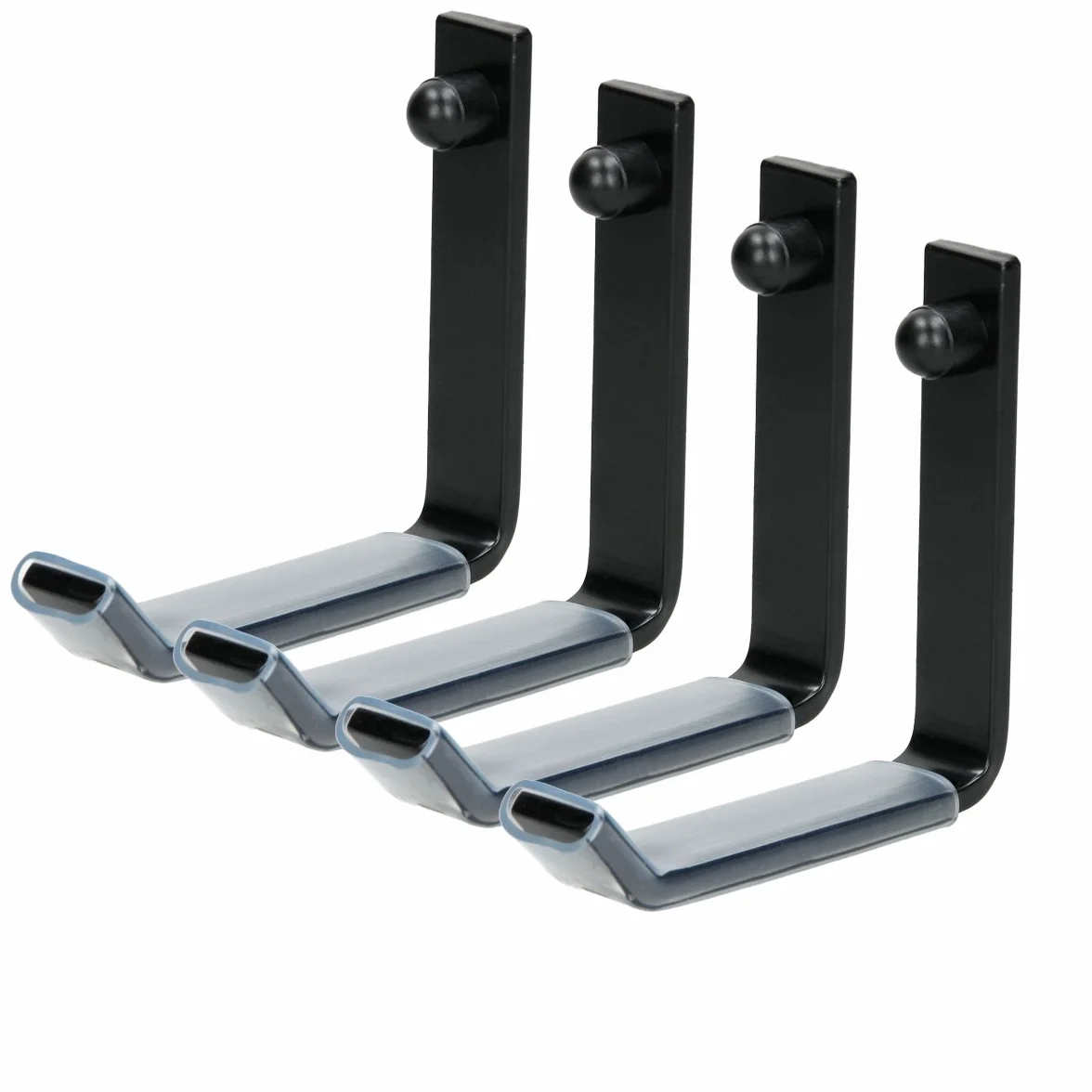 ECD Germany Uchwyt ścienny do opon 4 szt. 105 x 105 mm stal 40 kg zestaw montażowy
