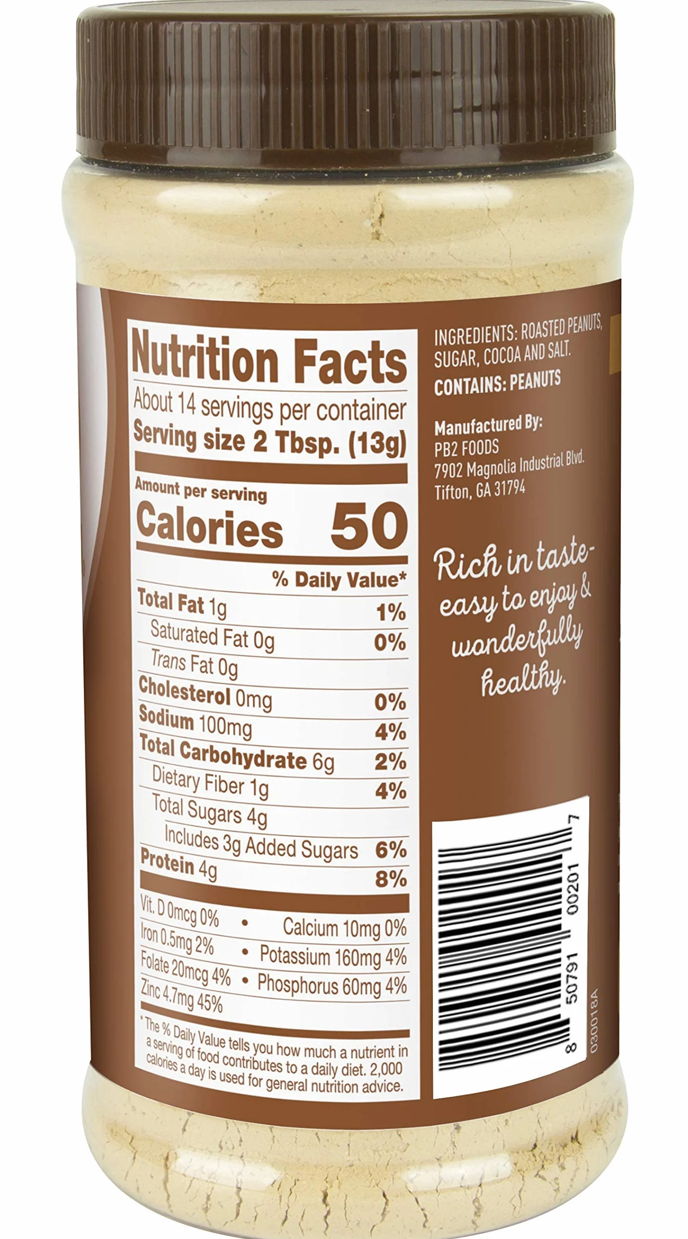 PB2 Original Powdered Peanut Butter With Cocoa 184g