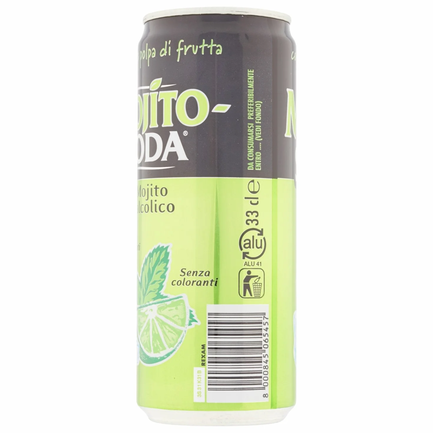 Lemon soda Mojito zgrzewka Mohito 24 sztuki napój gazowany włoski