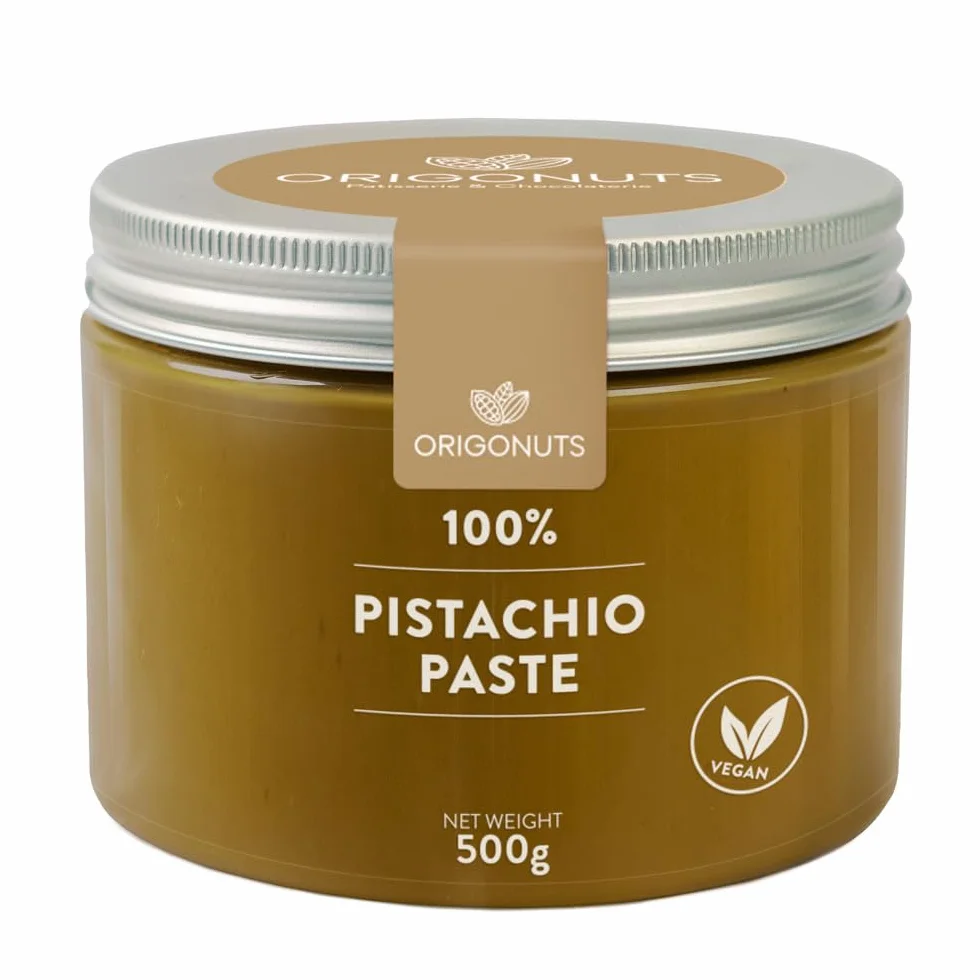 ORIGONUTS Pasta Pistacjowa 100% Pistacji 500g do Ciast i Deserów