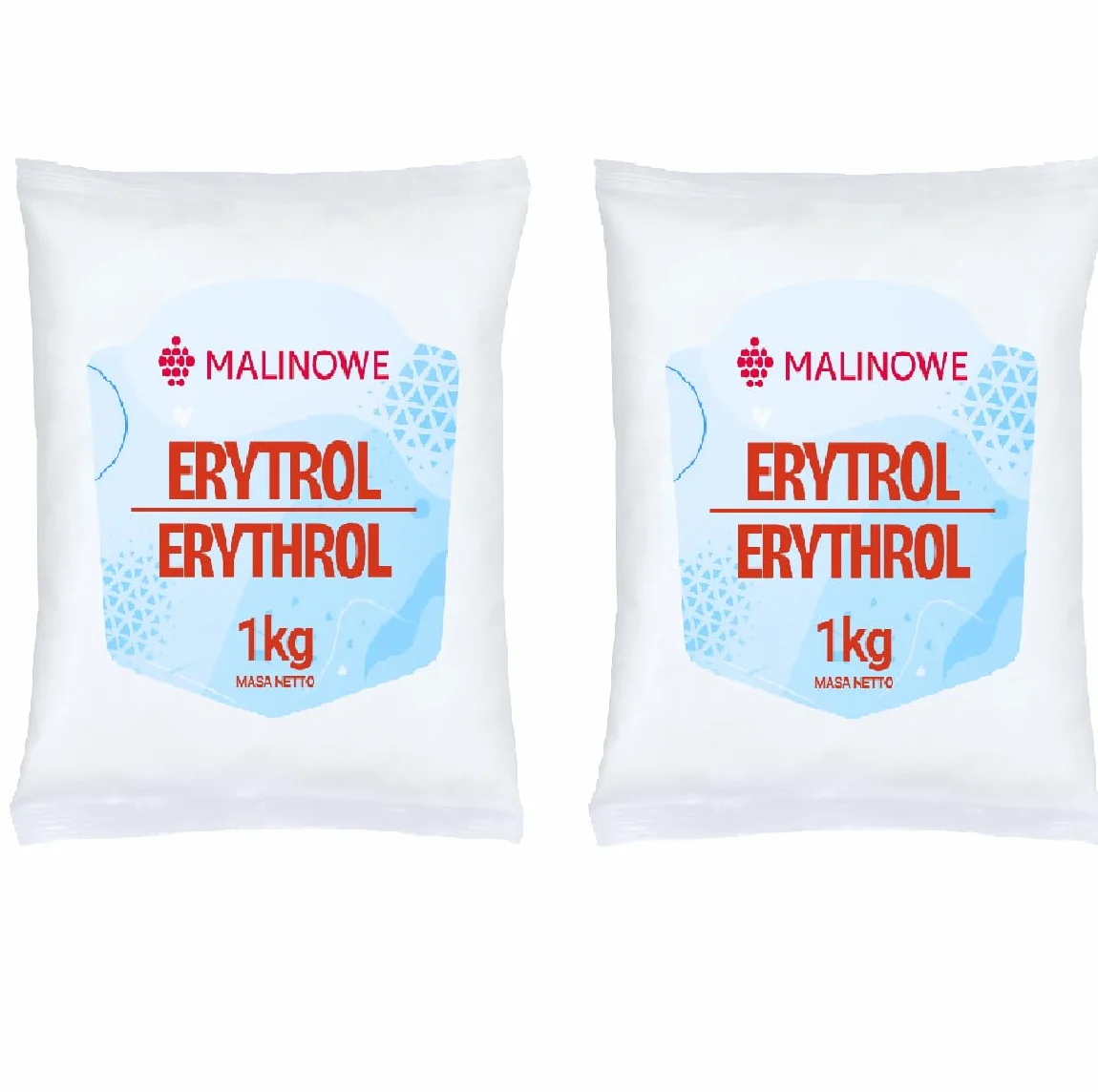 Malinowe ERYTROL 2x1kg Naturalny Słodzik Zamiennik Cukru