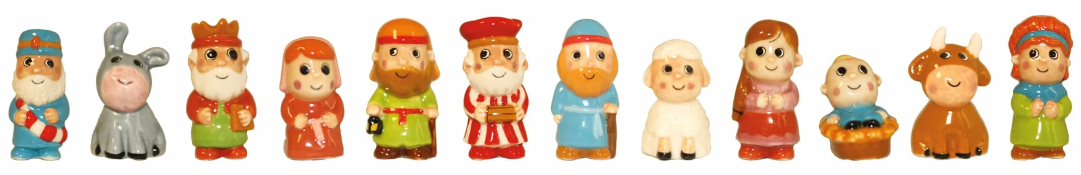 Fasolka z motywem Draw Me A Santon - Kolekcja fasoli na pasztecik Króli Trzech Króli - Wielokolorowe ziarna