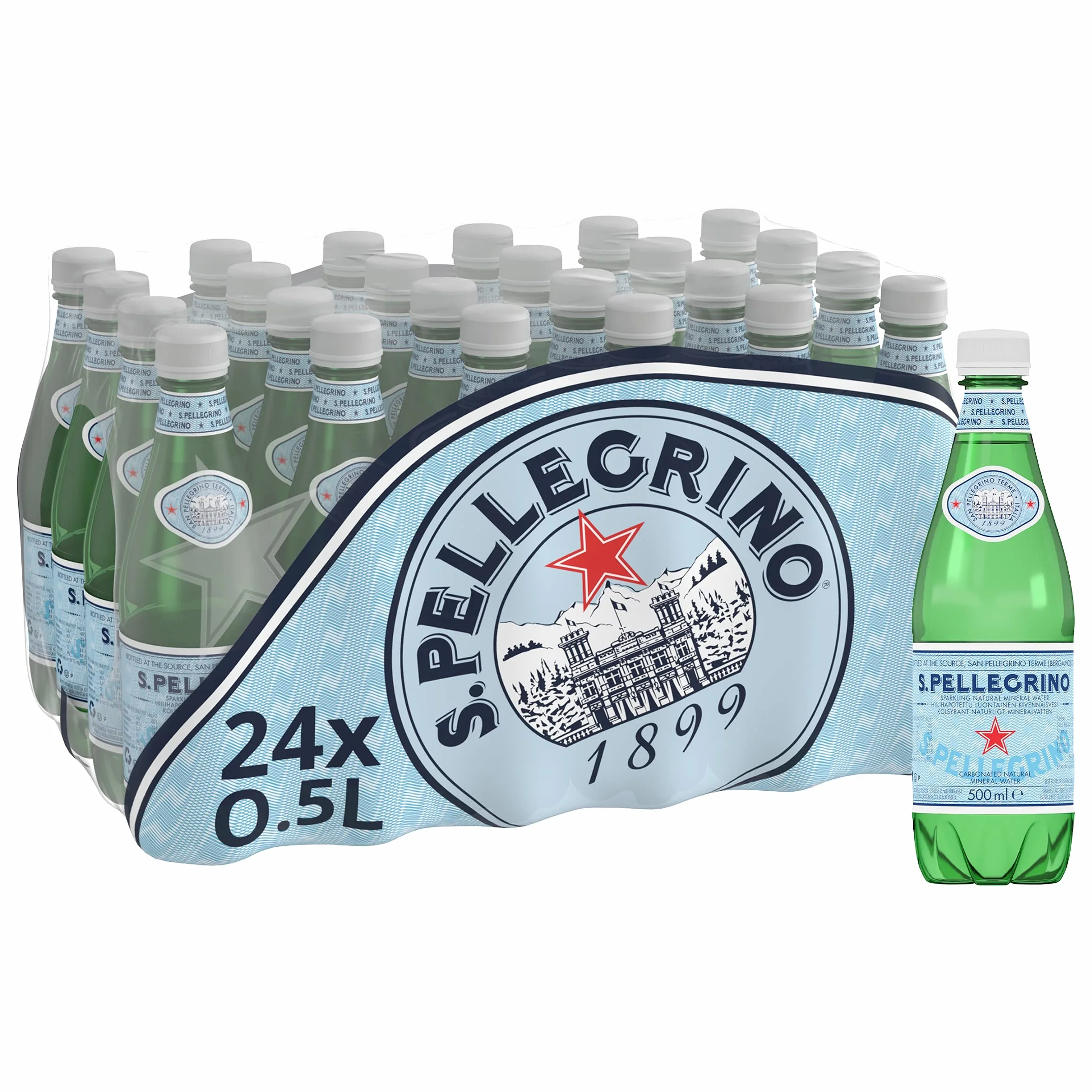 San Pellegrino Naturalna woda mineralna gazowana 24 x 500 ml