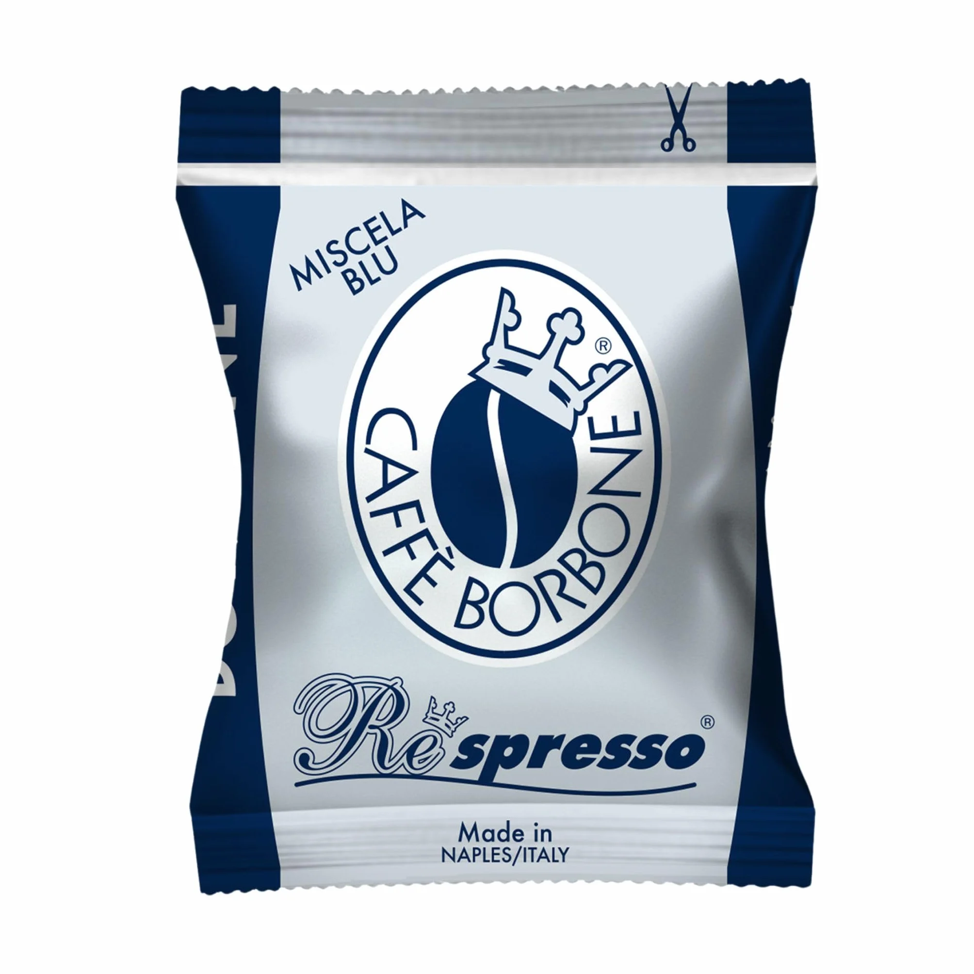 Caffè Borbone Respresso Mieszanka Niebieska 50 Kapsułki Kawy Nespresso