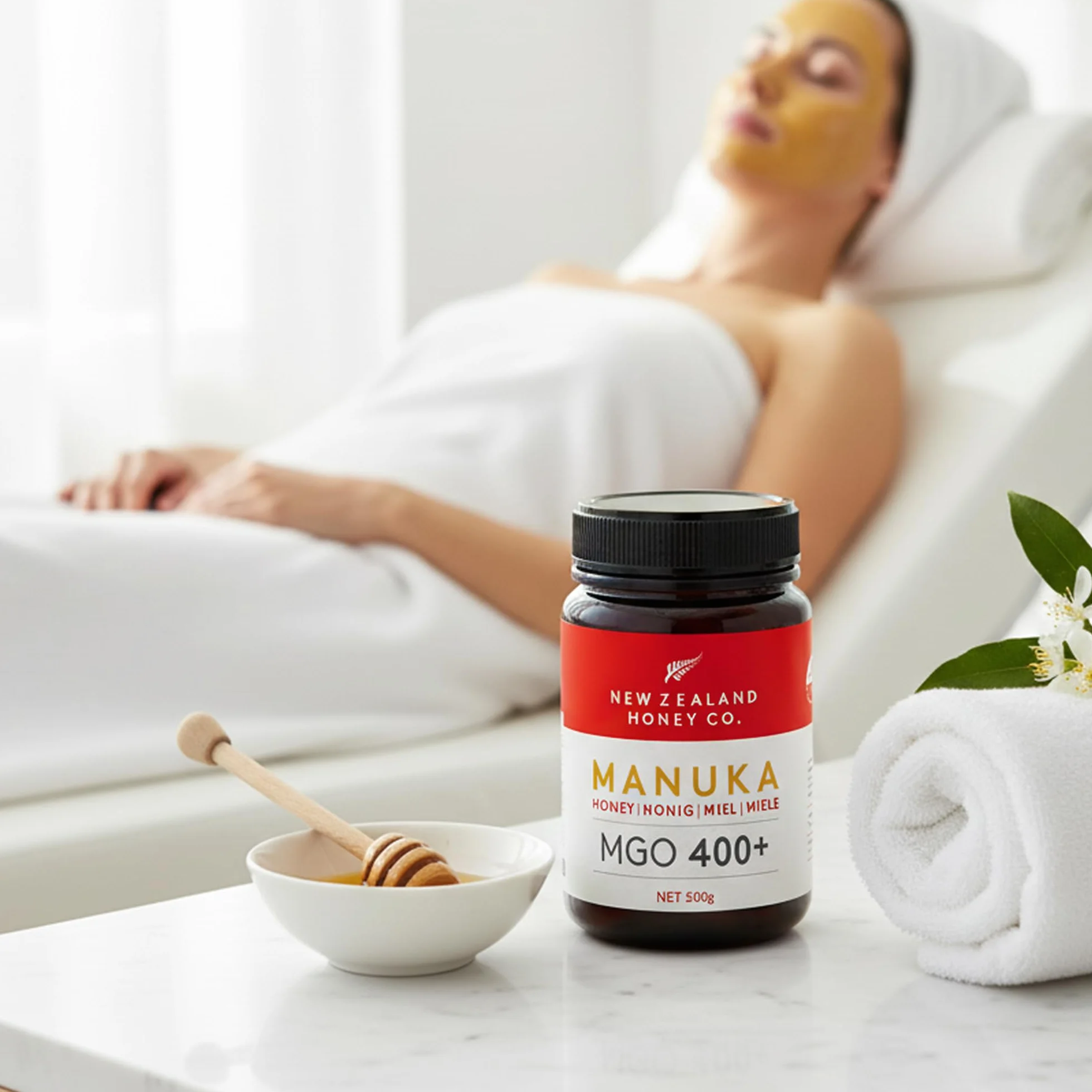 New Zealand Honey Co. Manuka Honig MGO 400+ | 500g Jar