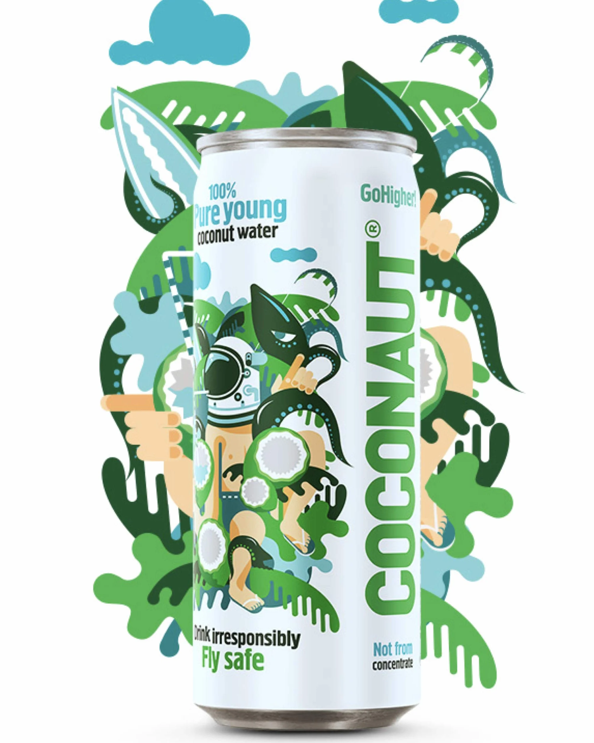Woda kokosowa COCONAUT z młodego kokosa 320 ml