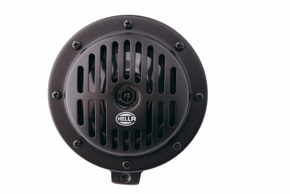 HELLA HEAVY DUTY HORN DL50 SET 12V 114dB Klakson elektryczny ECE czarny 3CB 004 811-042