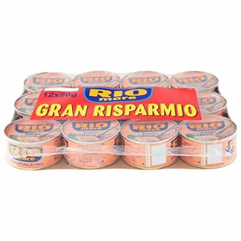 Rio Mare Tuńczyk w oliwie z oliwek 12x80g Zestaw