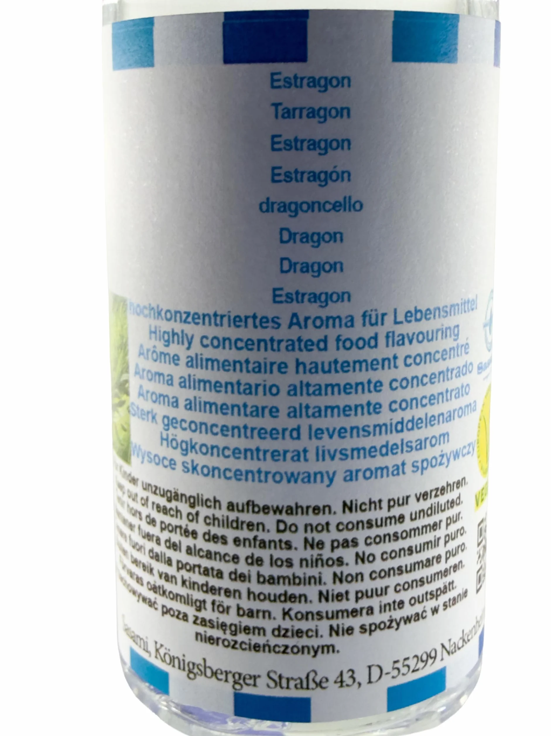 Estragon aromat koncentrat – Wegański – Sasami – 10ml