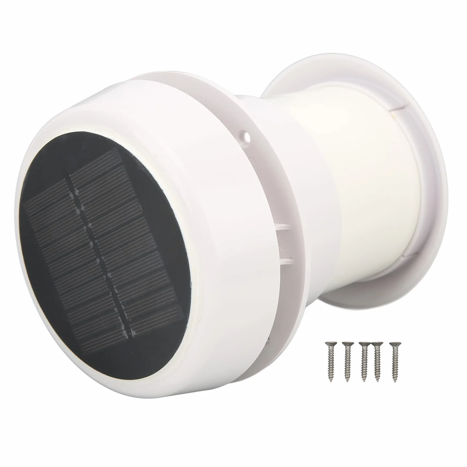 Wentylator solarny RV, wentylator dachowy 12V z siatką ochronną, wentylator wyciągowy do przyczep kempingowych, okrągły otwór wylotowy w kształcie grzybka do łodzi, jachtu, przycze