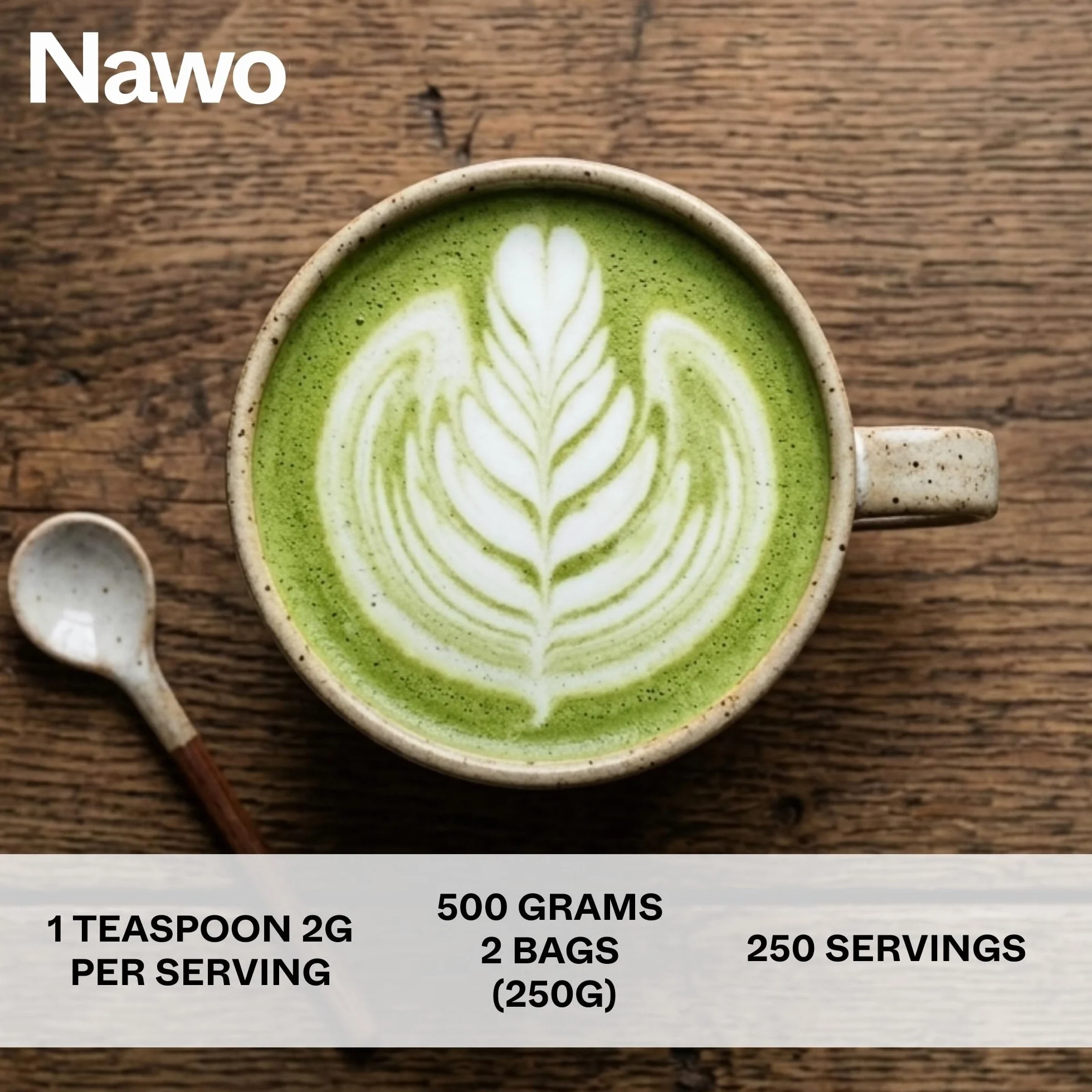 Nawo Matcha Barista 500 g Ekologiczna Zielona Herbata z Japonii Klasa Supreme Ceremonial